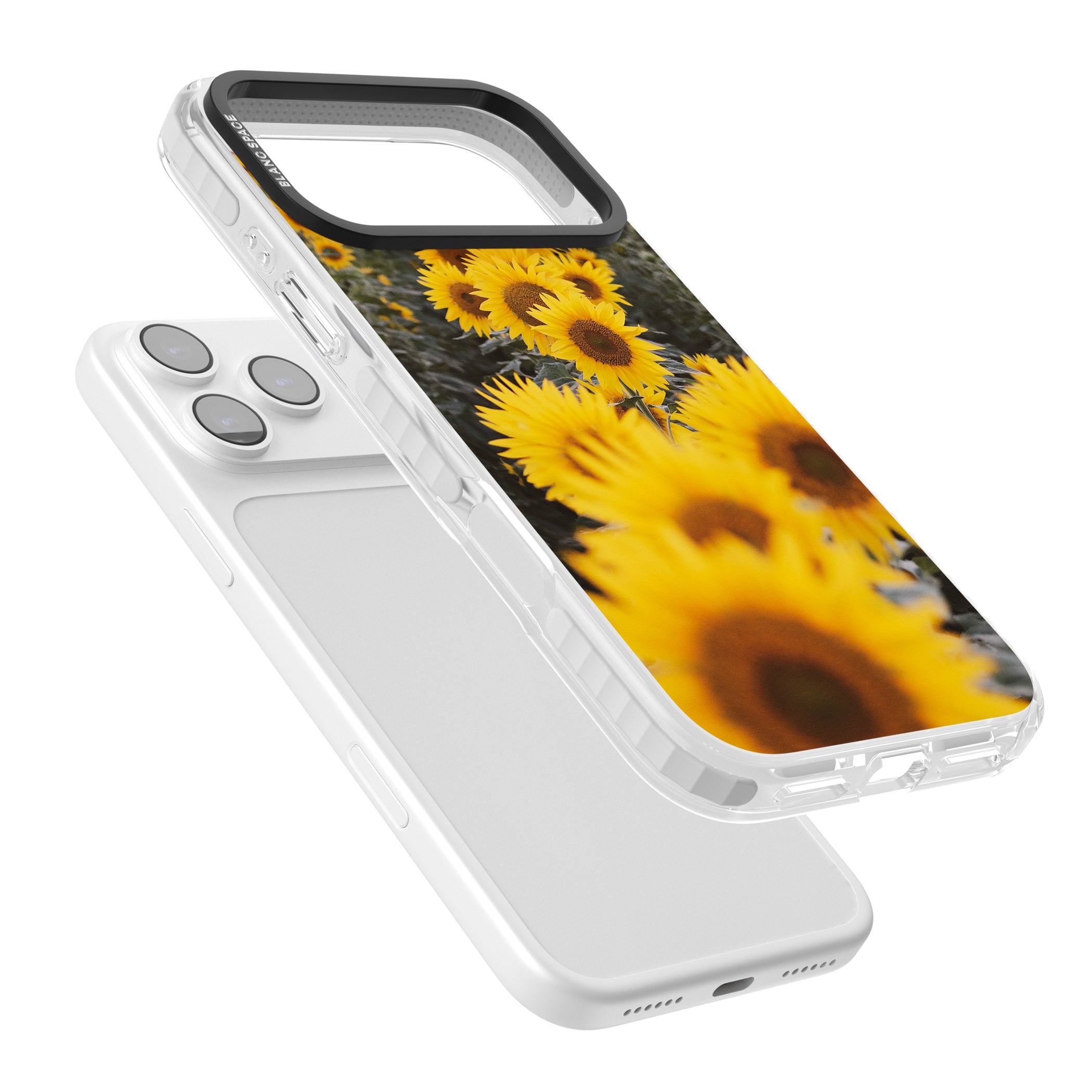 Sunflower Field iPhone 17 Pro Max Impact Clear Phone Case Colours