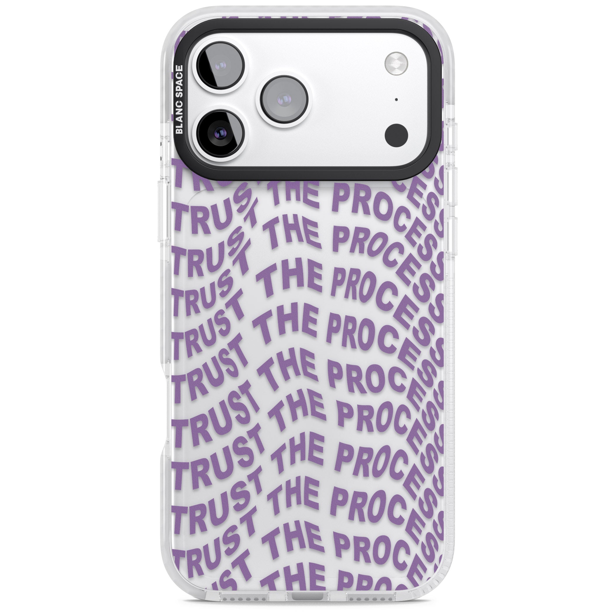Trust The Process iPhone 17 Pro Max Impact Clear Phone Case