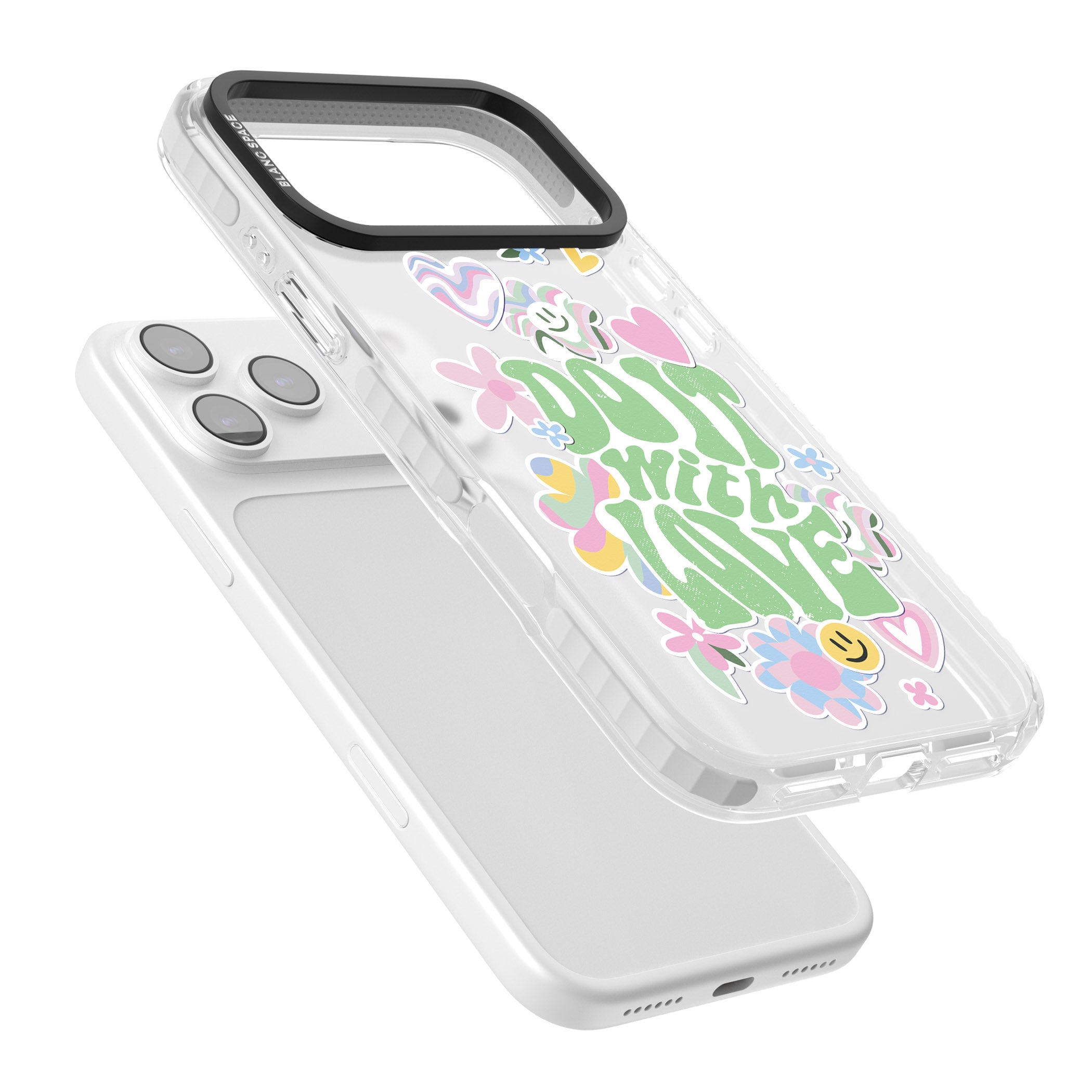 Do It With Love iPhone 17 Pro Max Impact Clear Phone Case Colours