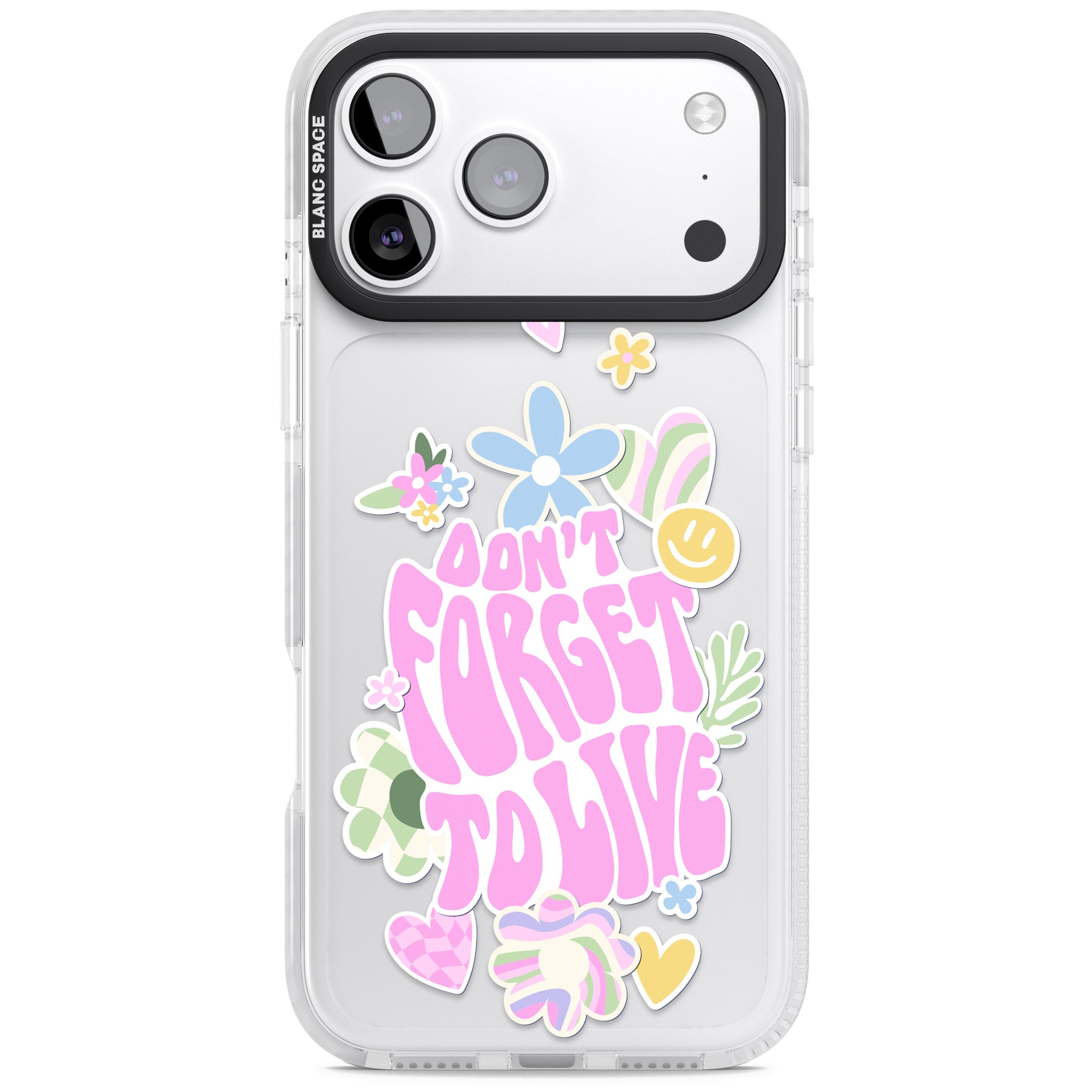 Don'T Forget To Live iPhone 17 Pro Max Impact Clear Phone Case