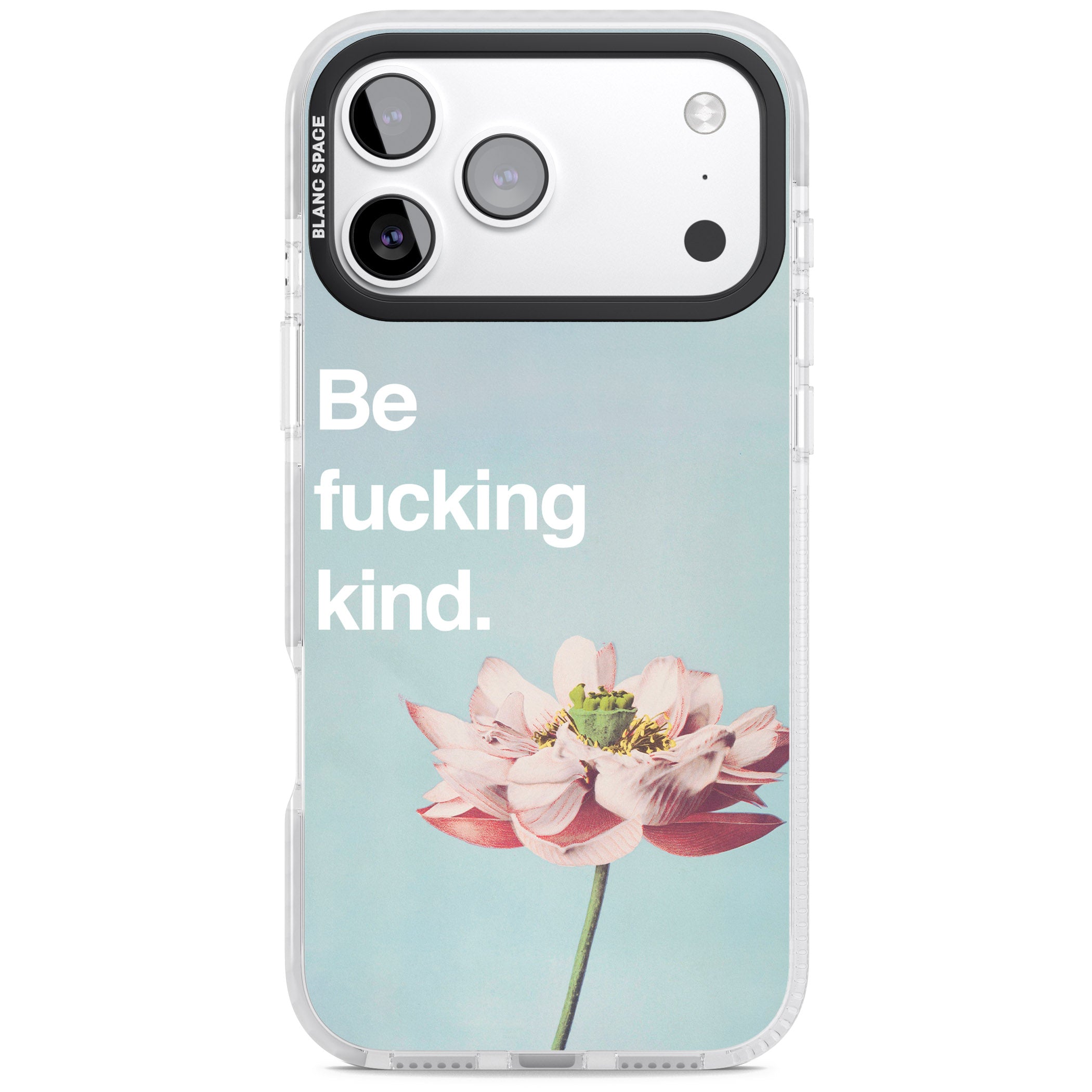 Be F*Cking Kind iPhone 17 Pro Max Impact Clear Phone Case