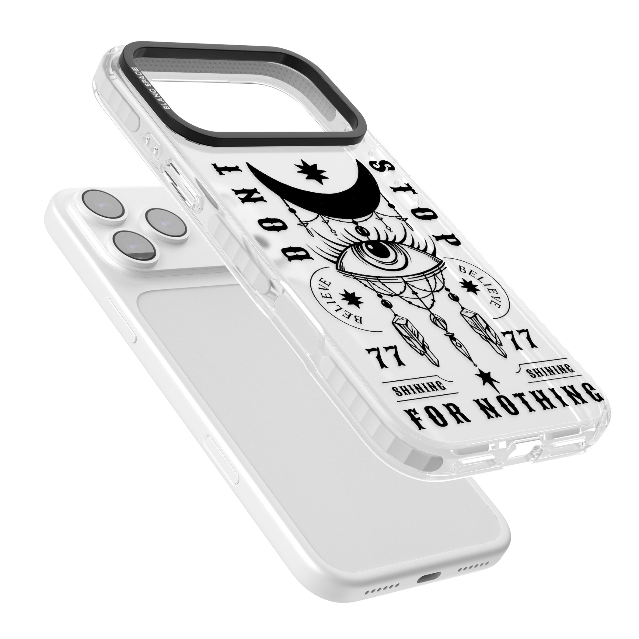 Dont Stop For Nothing iPhone 17 Pro Max Impact Clear Phone Case Colours