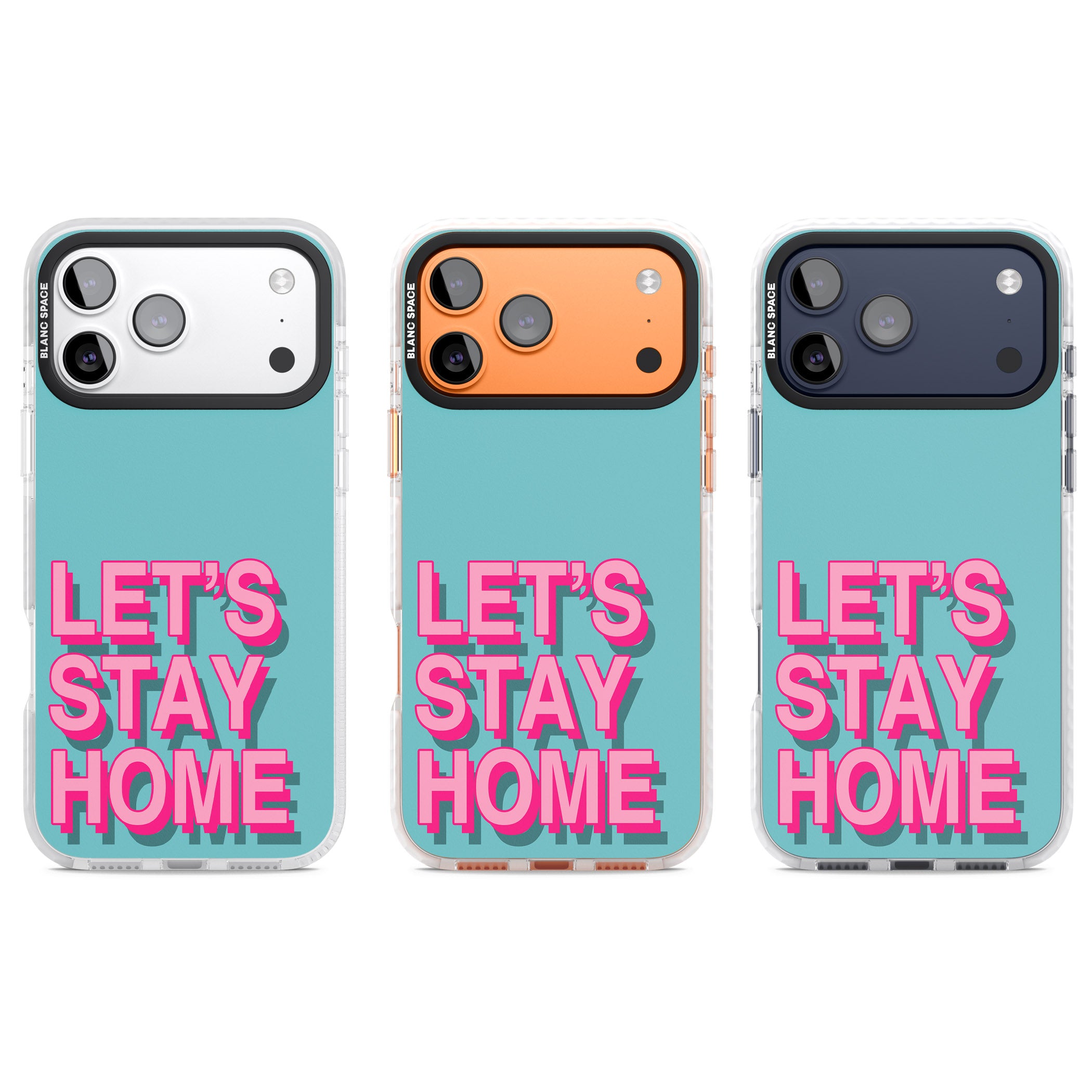 Let'S Stay Home iPhone 17 Pro Impact Clear Phone Case APT Impact Protection