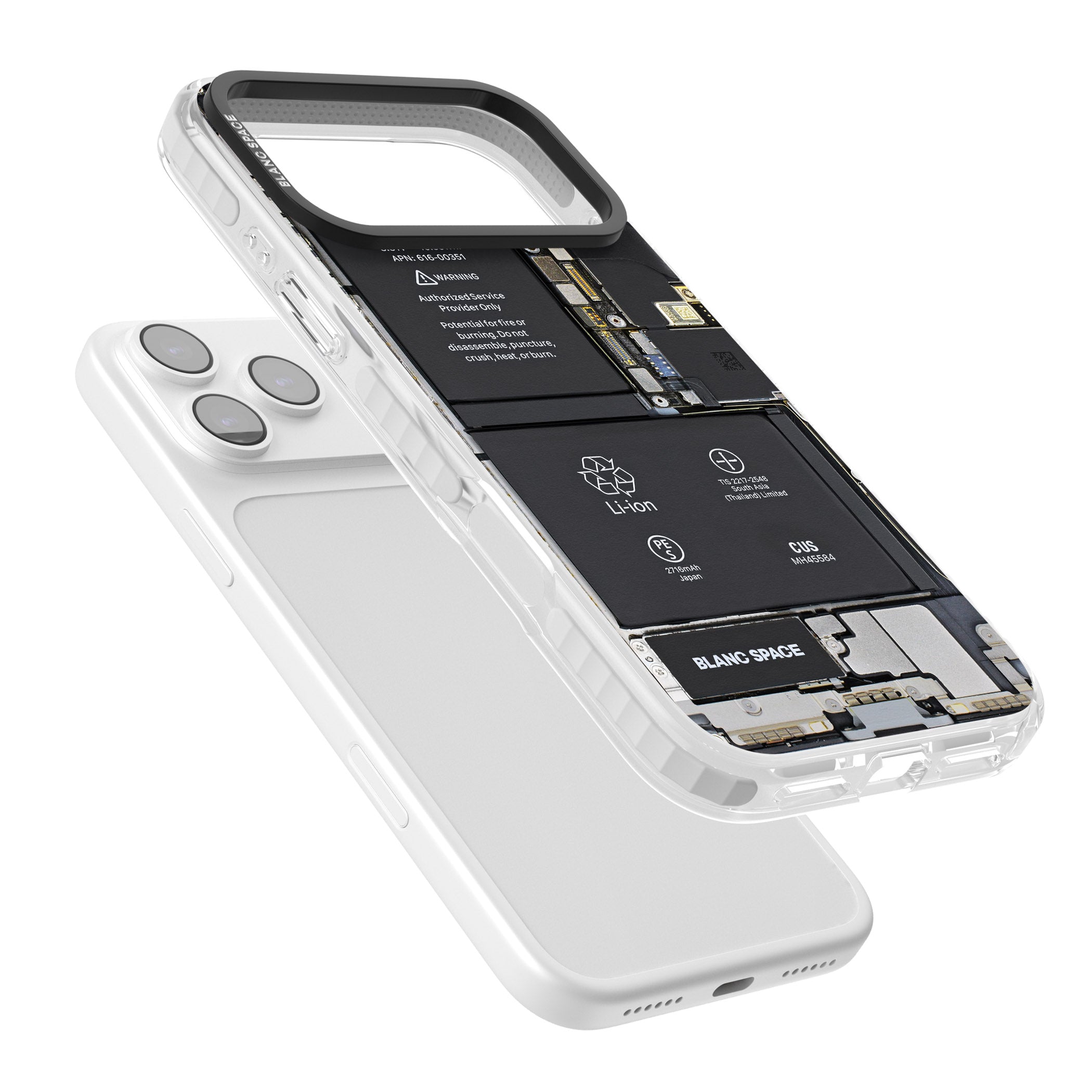 Circuit Board Standard iPhone 17 Pro Max Impact Clear Phone Case Colours