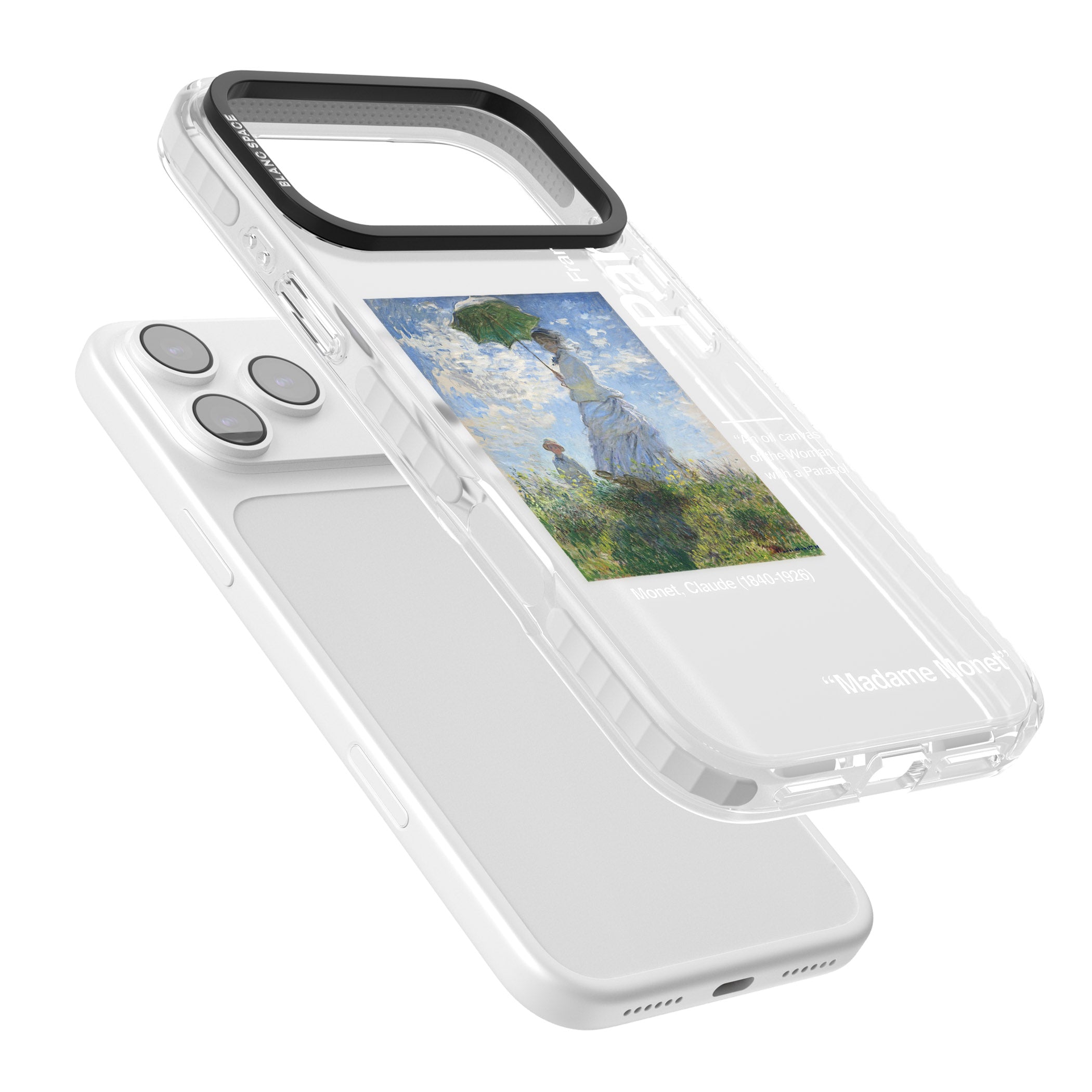 Madame Monet And Her Son iPhone 17 Pro Max Impact Clear Phone Case Colours