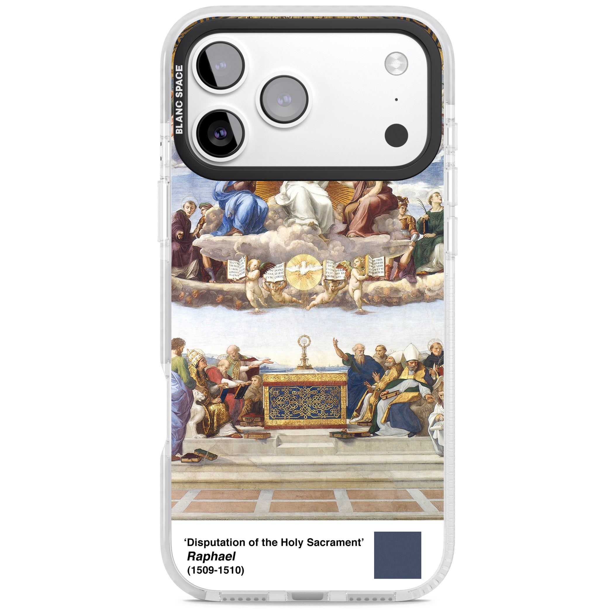 Disputation Of The Holy Sacrament iPhone 17 Pro Max Impact Clear Phone Case