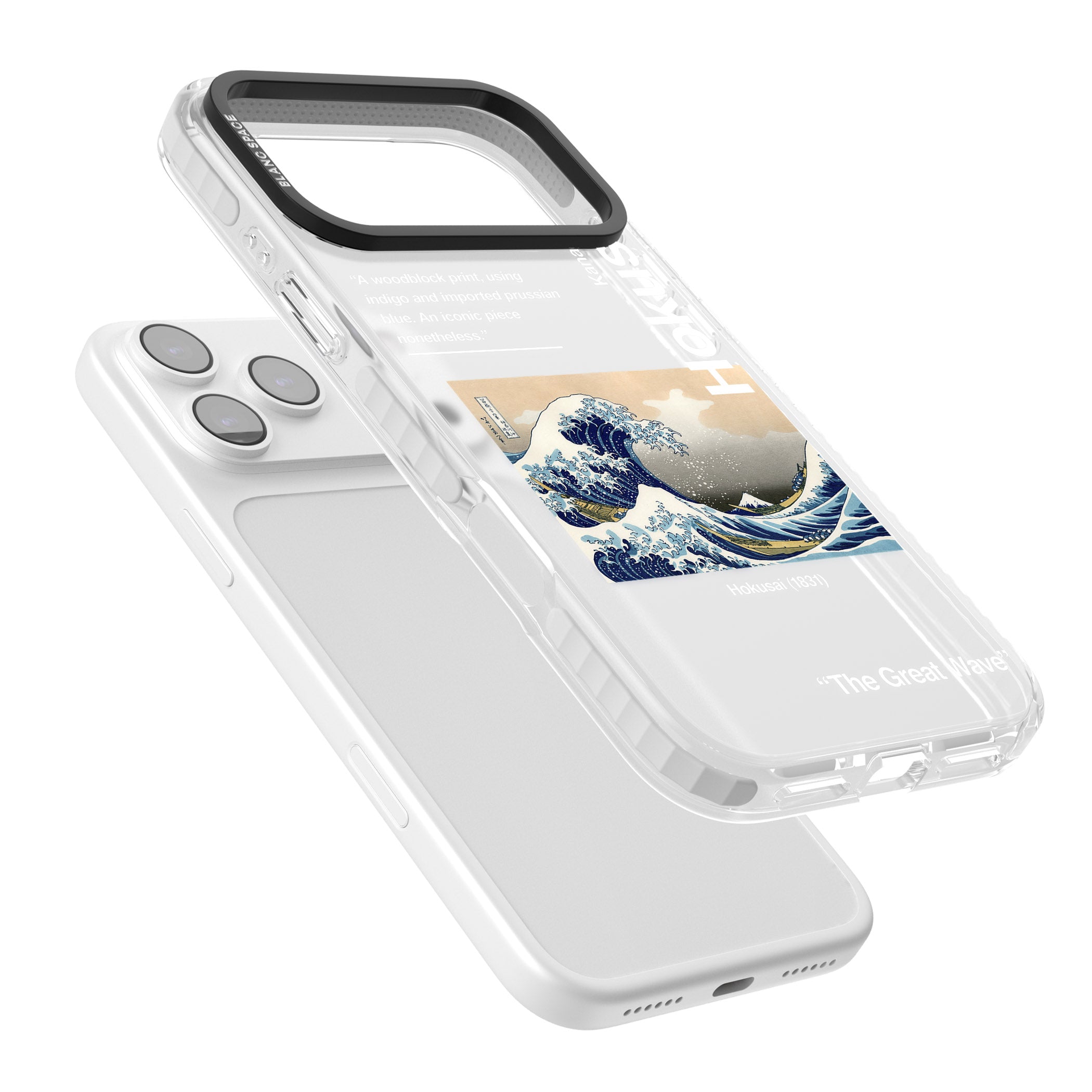 The Great Wave iPhone 17 Pro Max Impact Clear Phone Case Colours