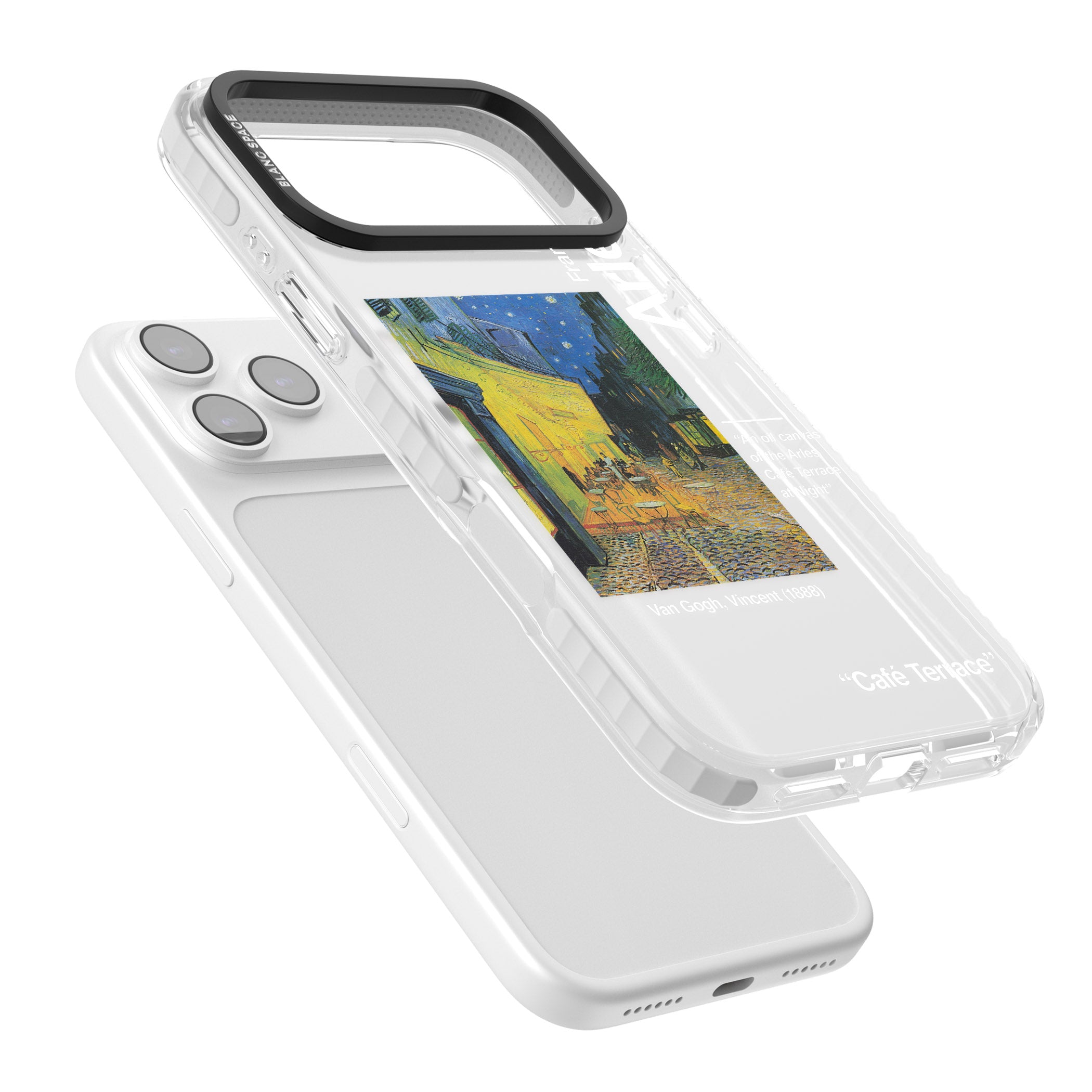 Cafe Terrace At Night iPhone 17 Pro Impact Clear Phone Case Colours