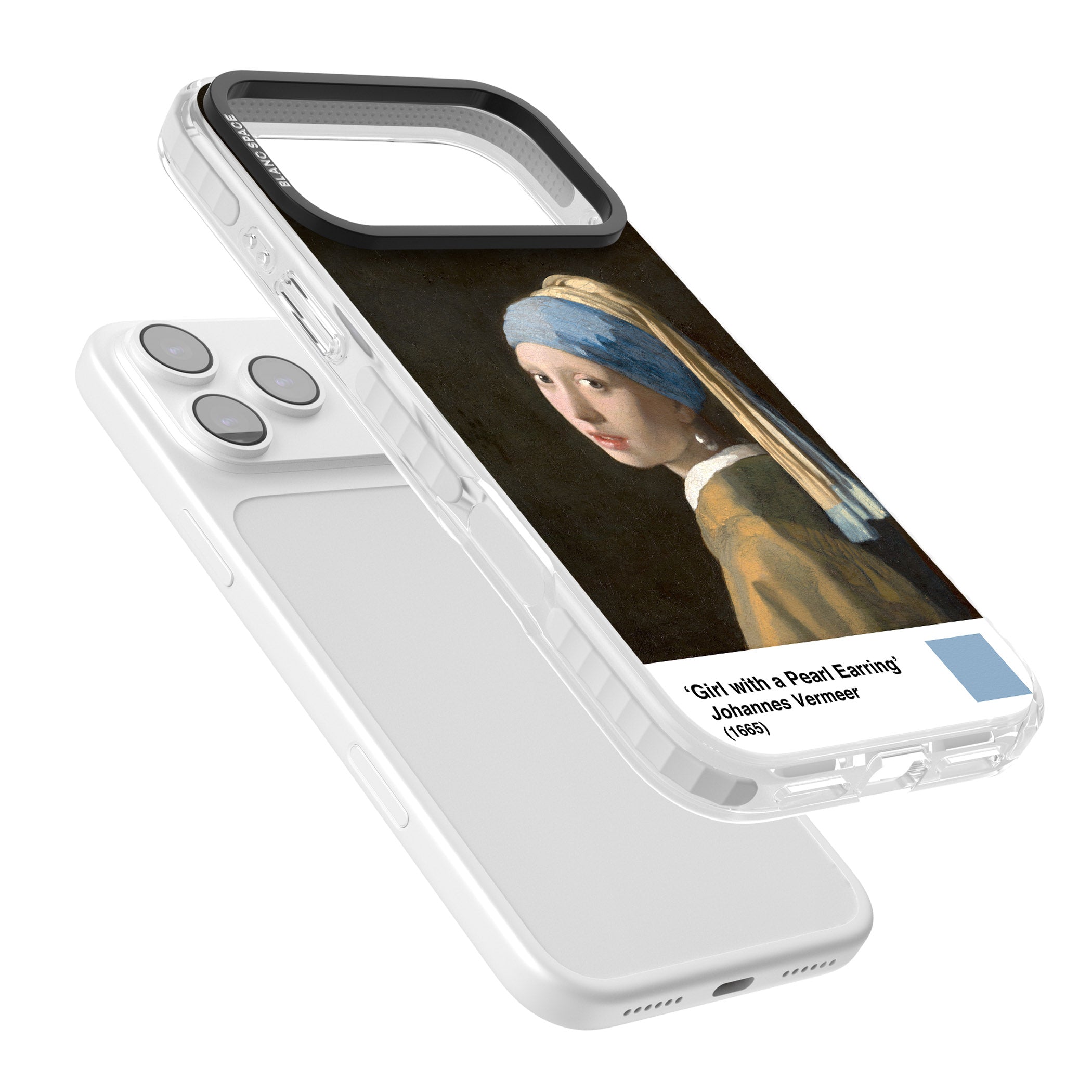 Girl With A Pearl Earring iPhone 17 Pro Max Impact Clear Phone Case Colours