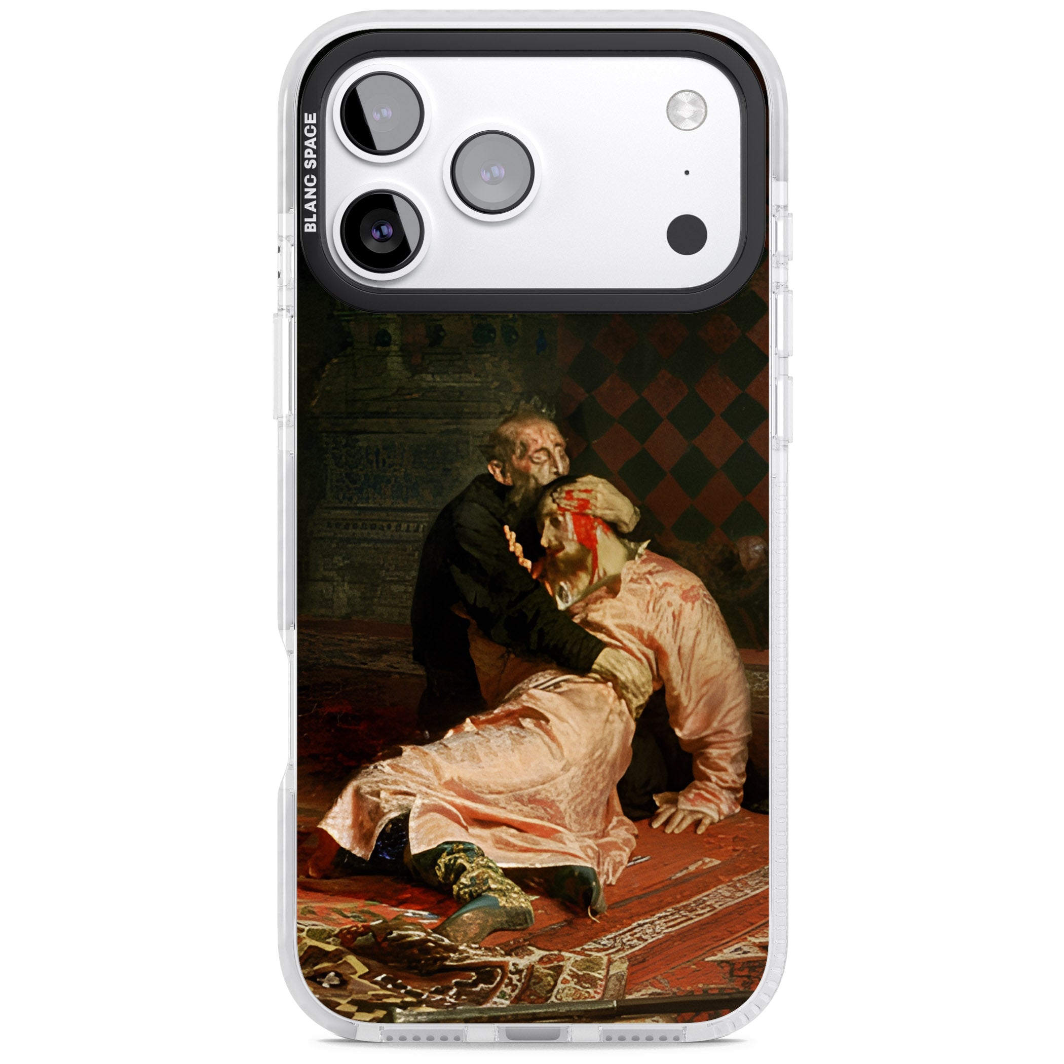 Ivan The Terrible & His Son iPhone 17 Pro Max Impact Clear Phone Case