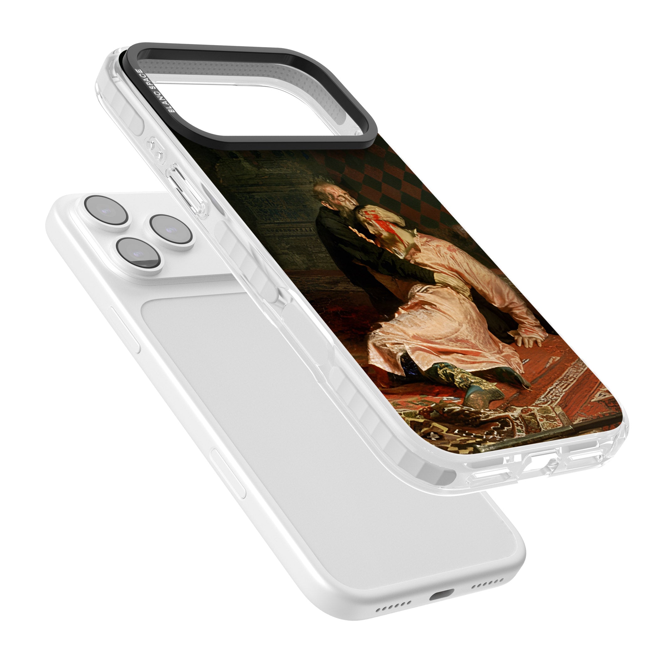 Ivan The Terrible & His Son iPhone 17 Pro Max Impact Clear Phone Case Colours
