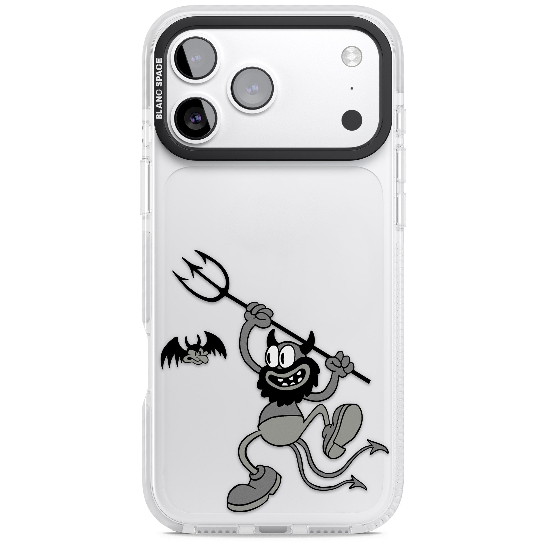 Dancing Devil iPhone 17 Pro Max Impact Clear Phone Case