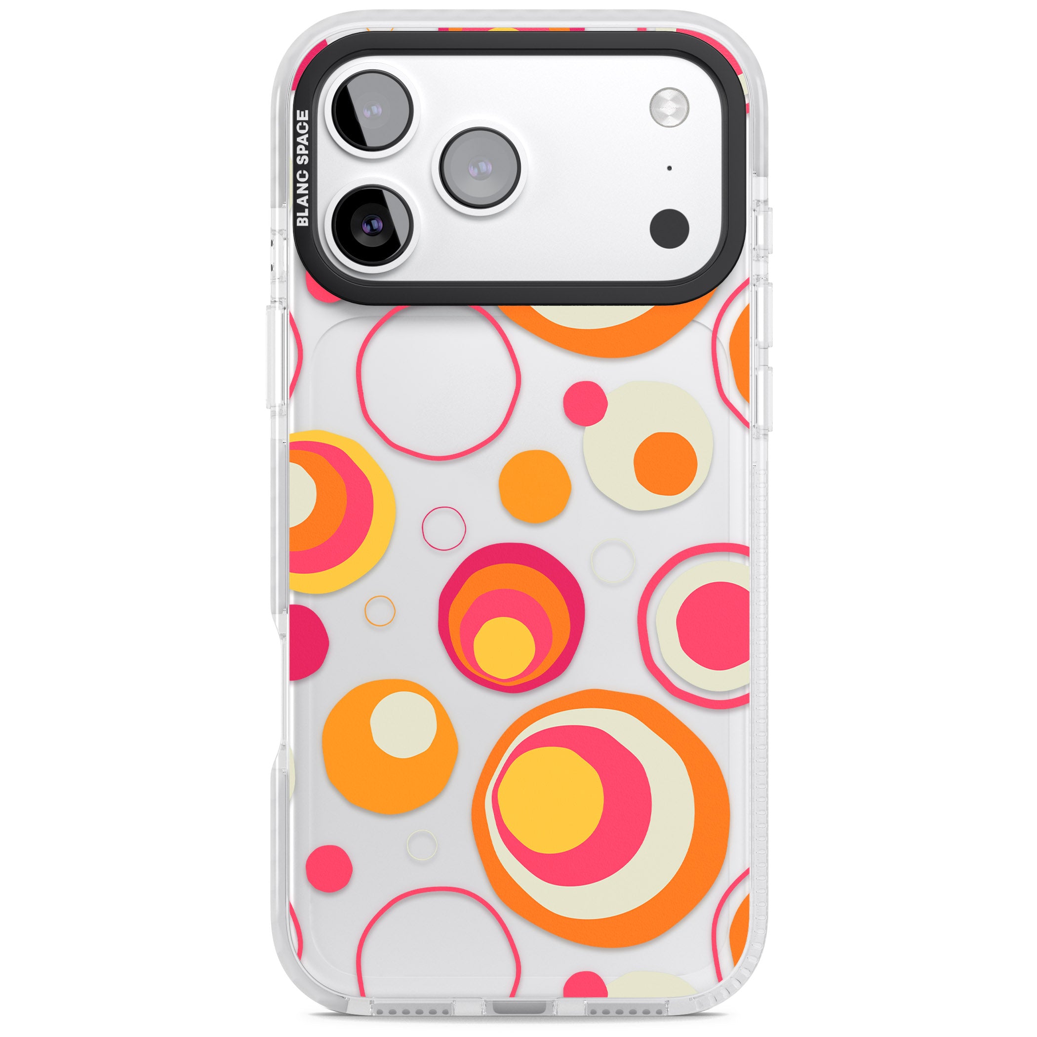 Mid Century Party Pattern iPhone 17 Pro Max Impact Clear Phone Case