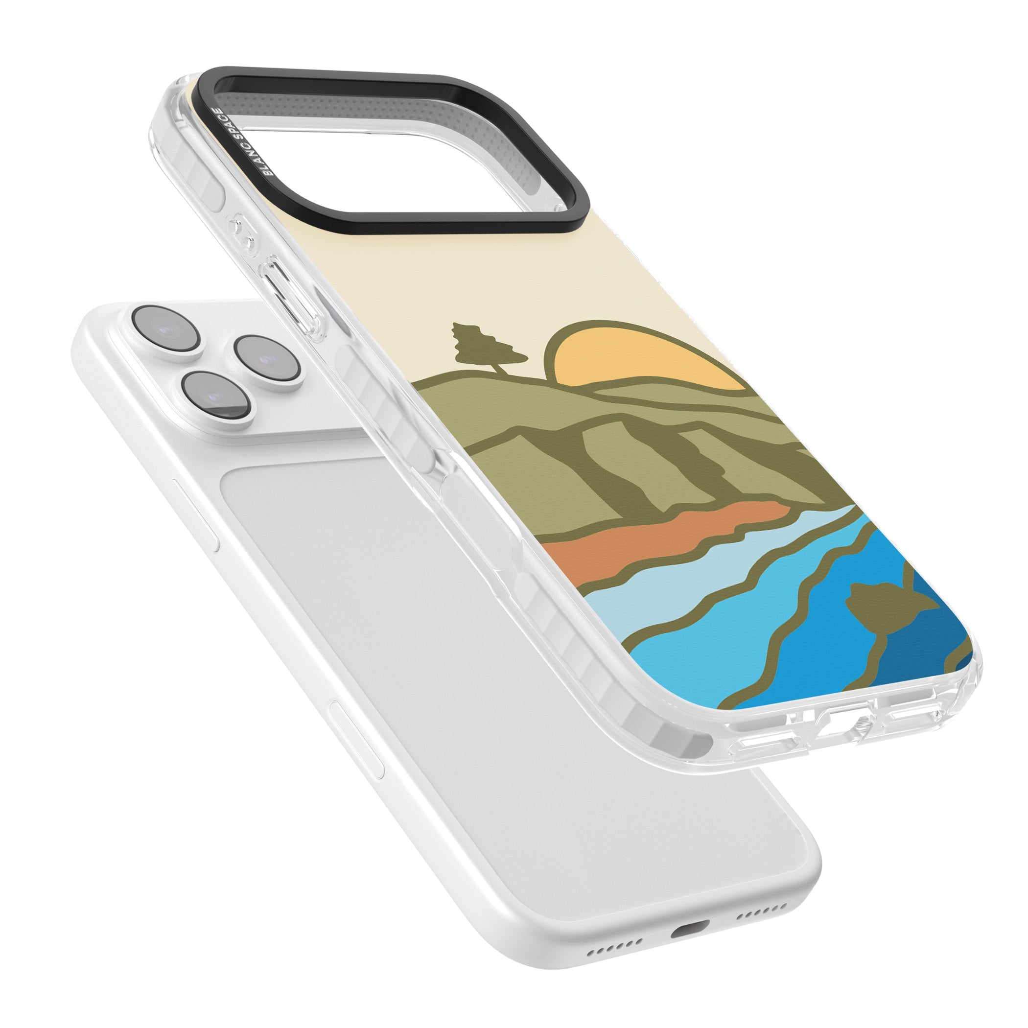 North Sunset iPhone 17 Pro Max Impact Clear Phone Case Colours
