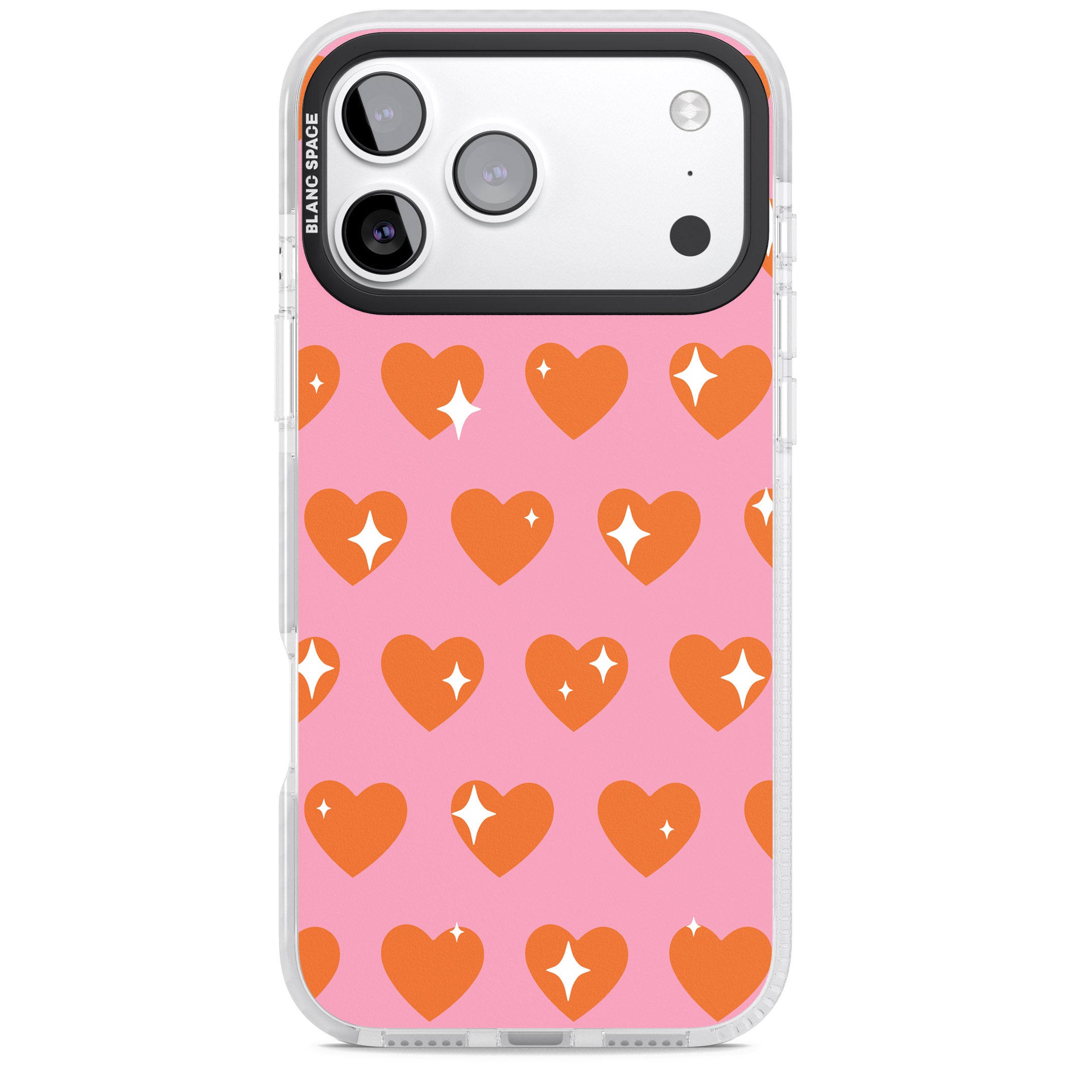 Sweet Hearts (Sunset) iPhone 17 Pro Max Impact Clear Phone Case