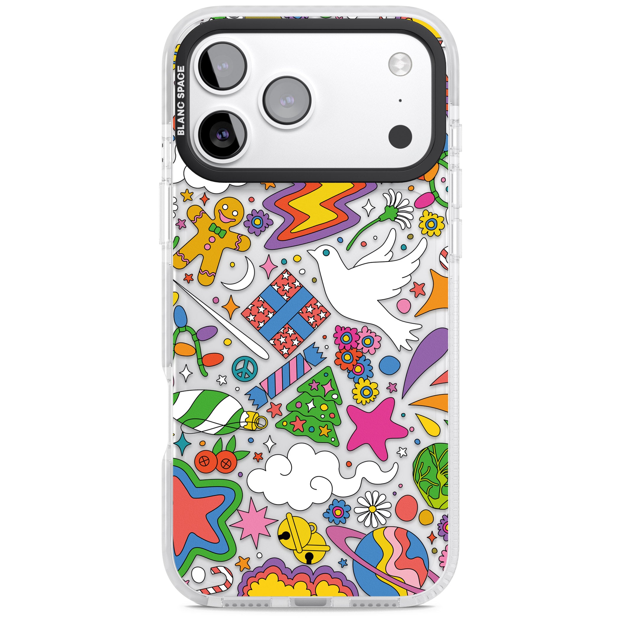 Whimsical Wonderland iPhone 17 Pro Max Impact Clear Phone Case