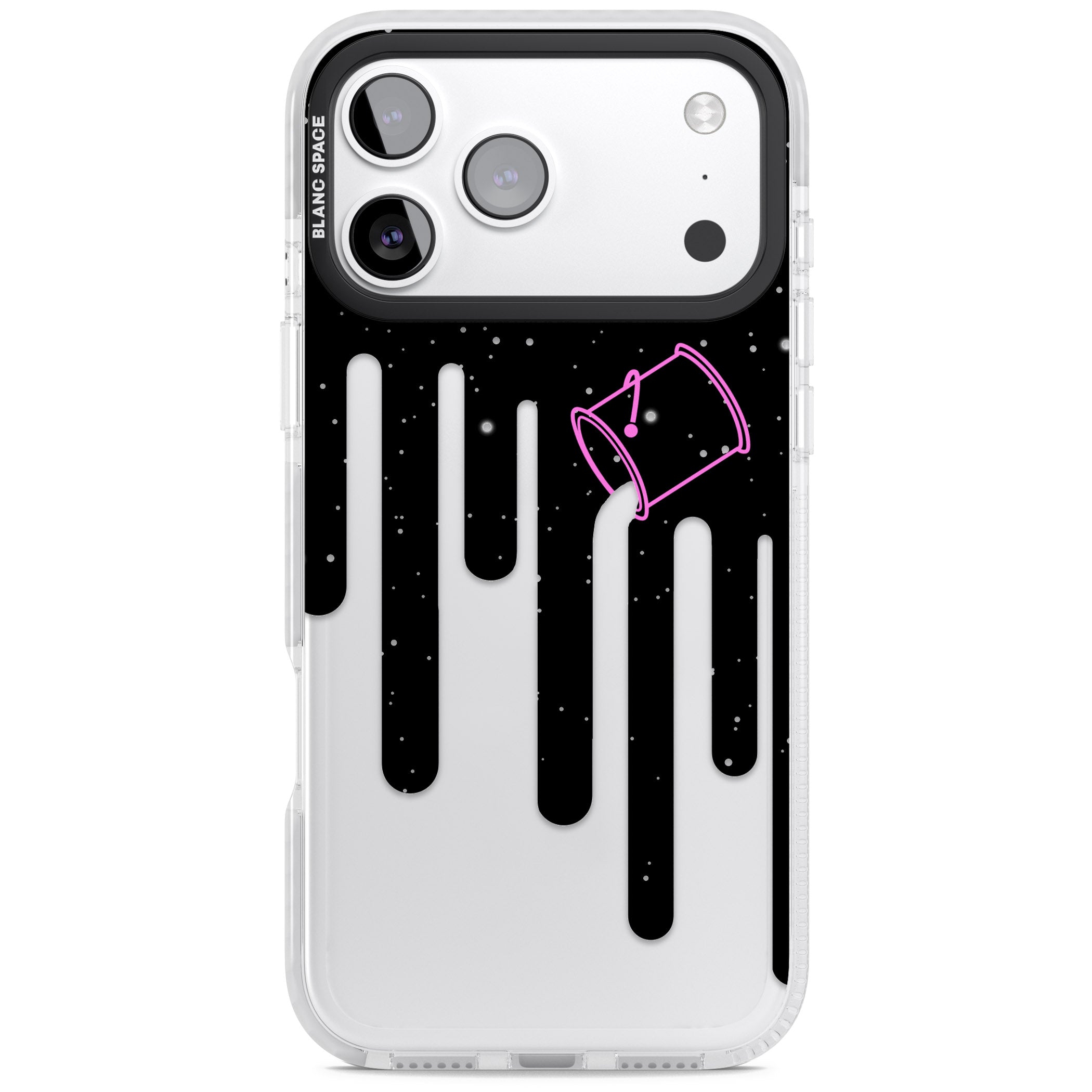 Cosmic Drip iPhone 17 Pro Max Impact Clear Phone Case