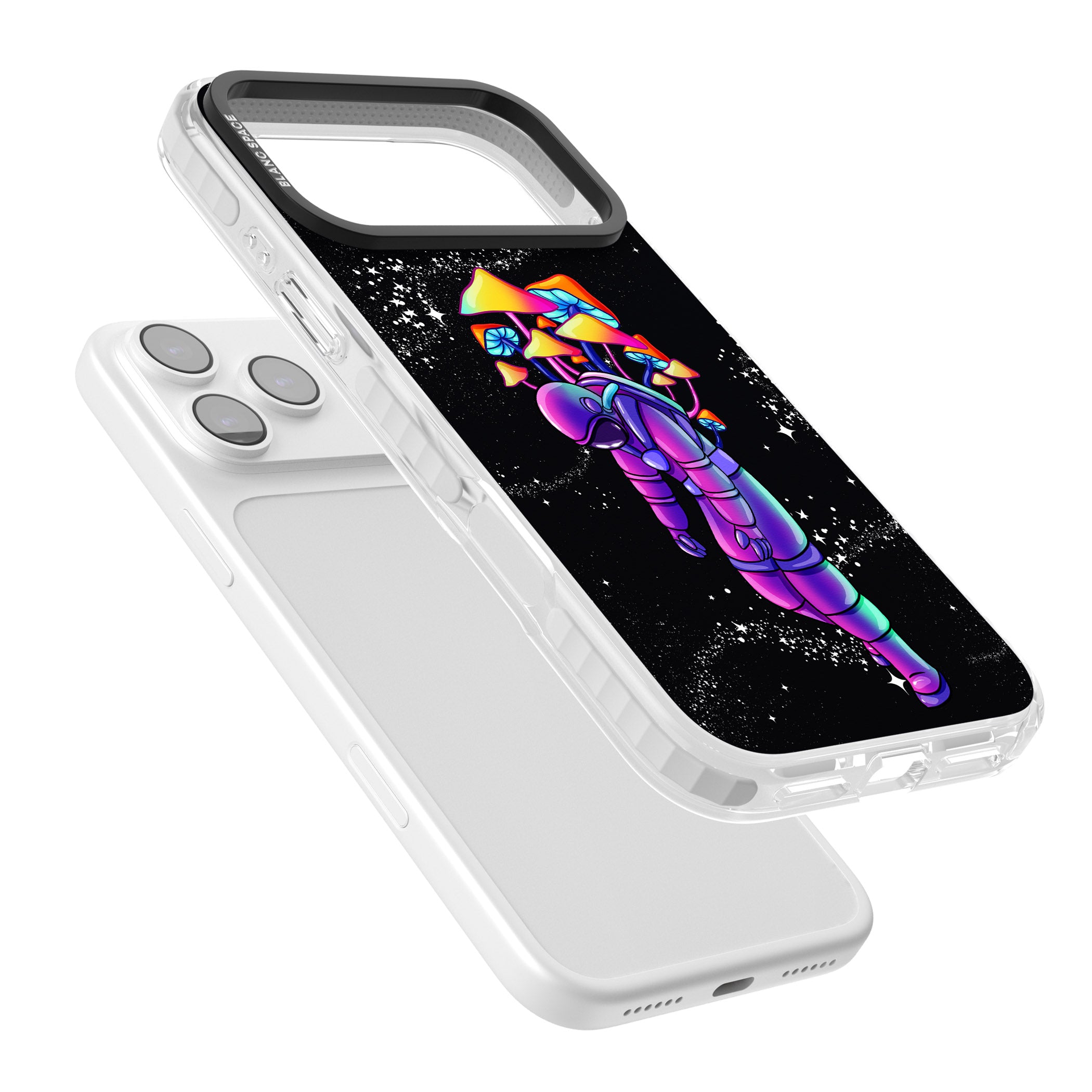 Space Mutation iPhone 17 Pro Max Impact Clear Phone Case Colours
