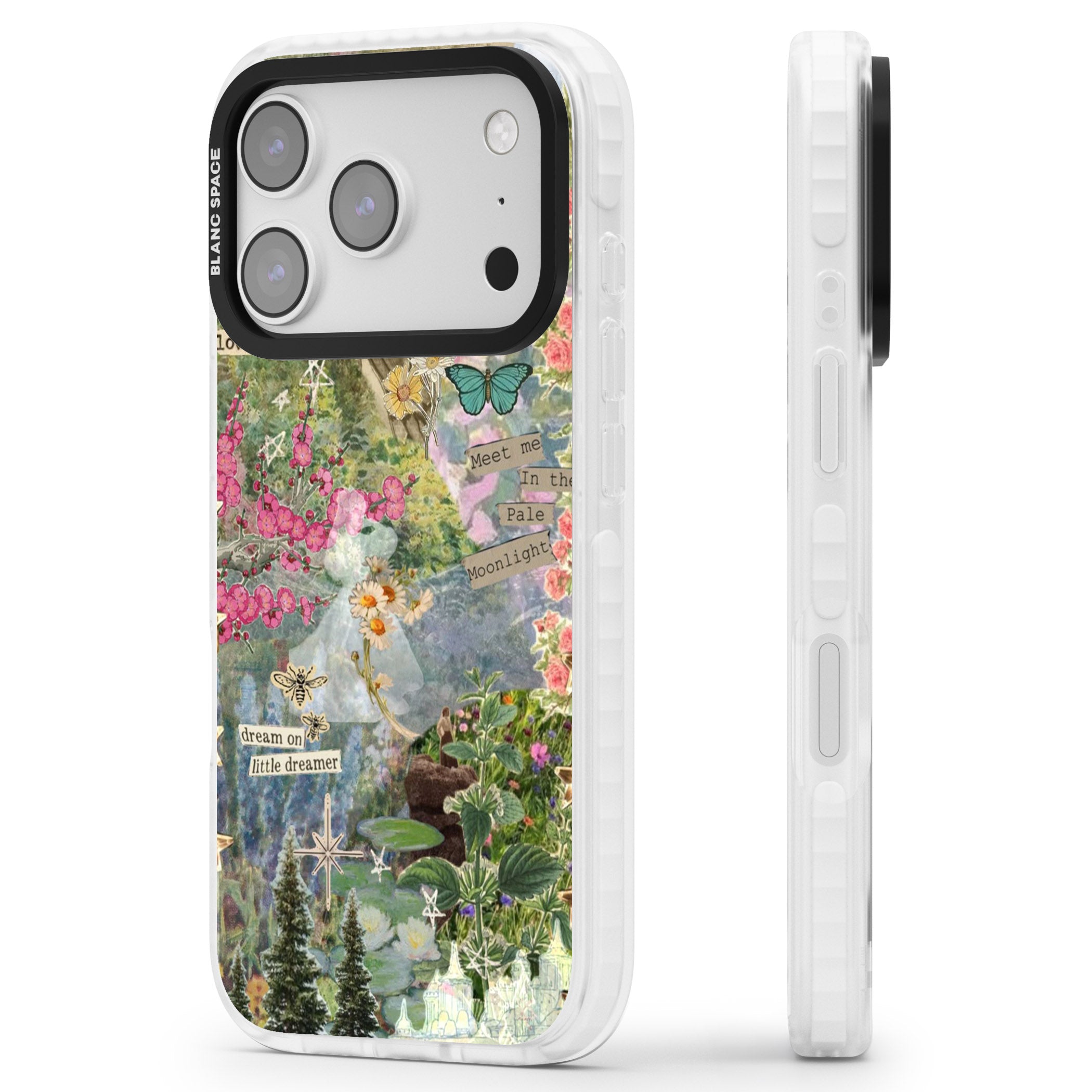 Spring Day iPhone 17 Pro Max Impact Clear Phone Case Side Profile