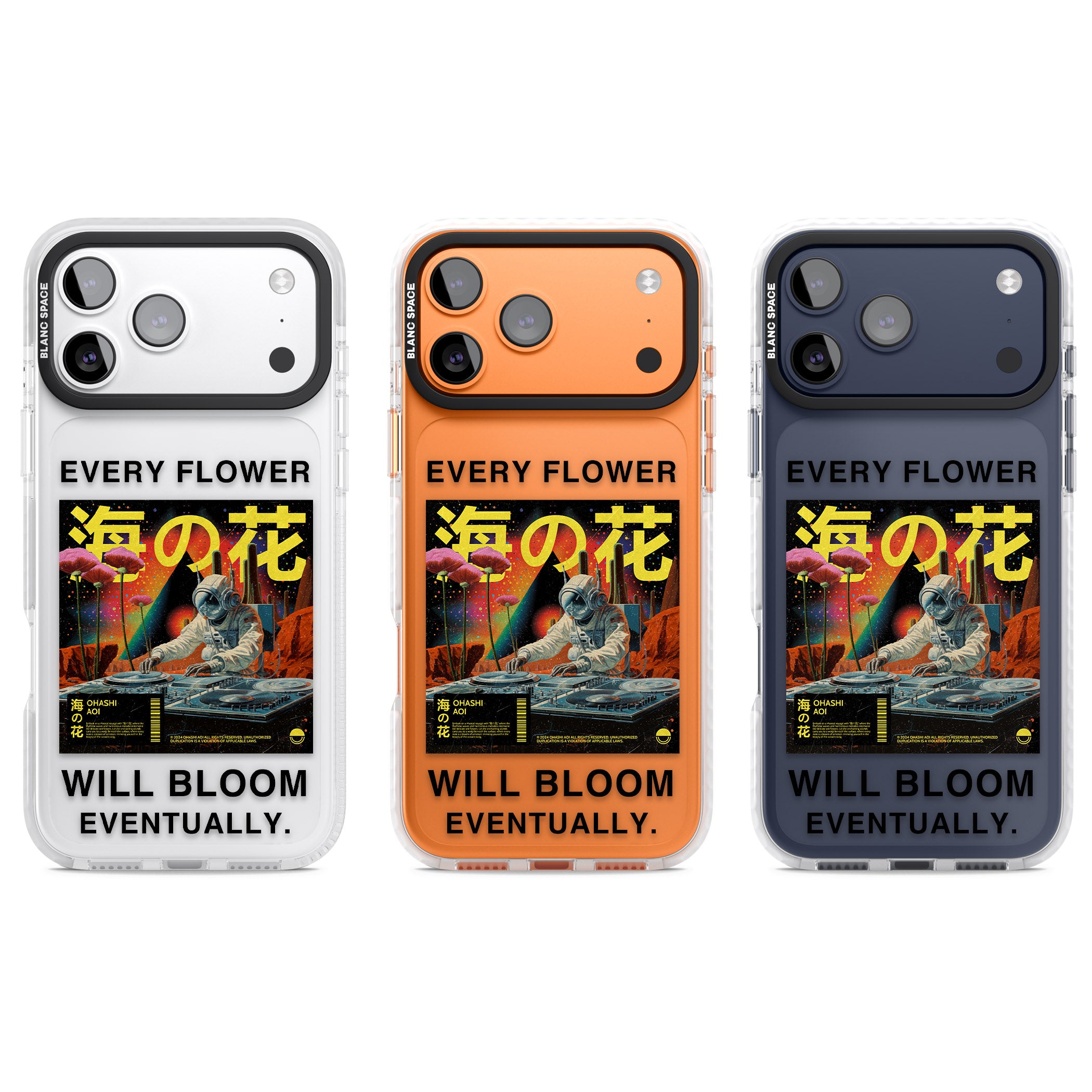 Every Flower Will Bloom Eventually iPhone 17 Pro Impact Clear Phone Case APT Impact Protection