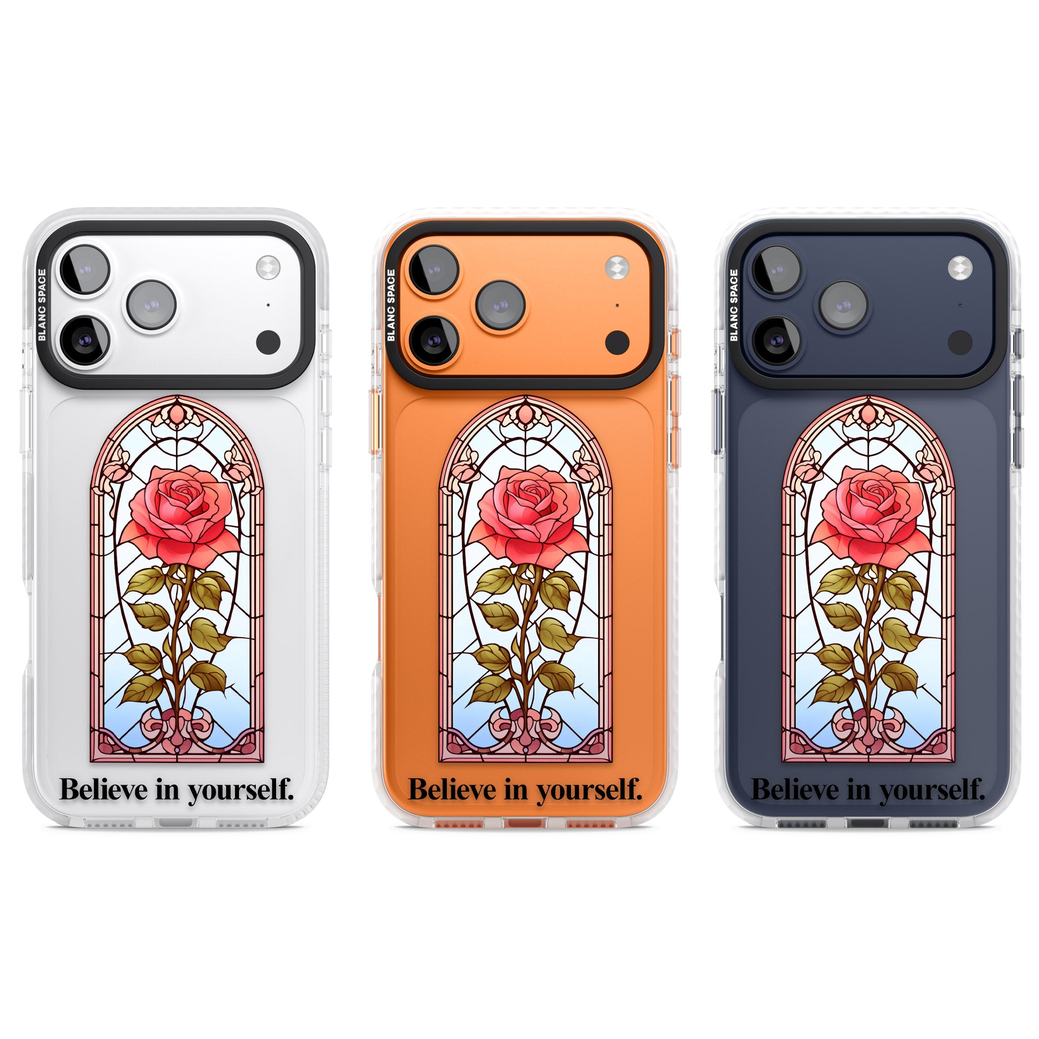 Believe In Yourself iPhone 17 Pro Impact Clear Phone Case APT Impact Protection