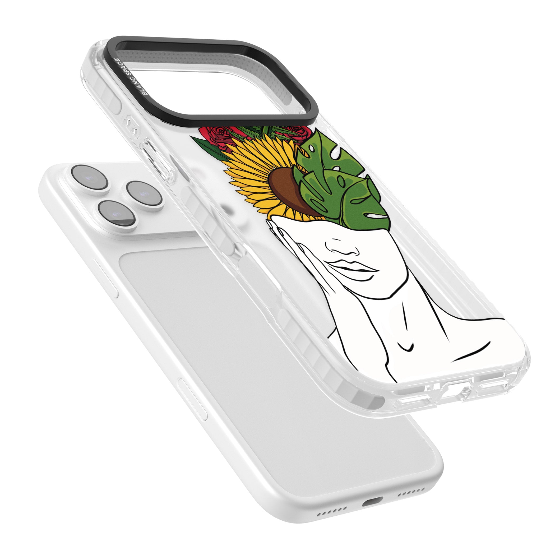 Let The Mind Flourish iPhone 17 Pro Max Impact Clear Phone Case Colours