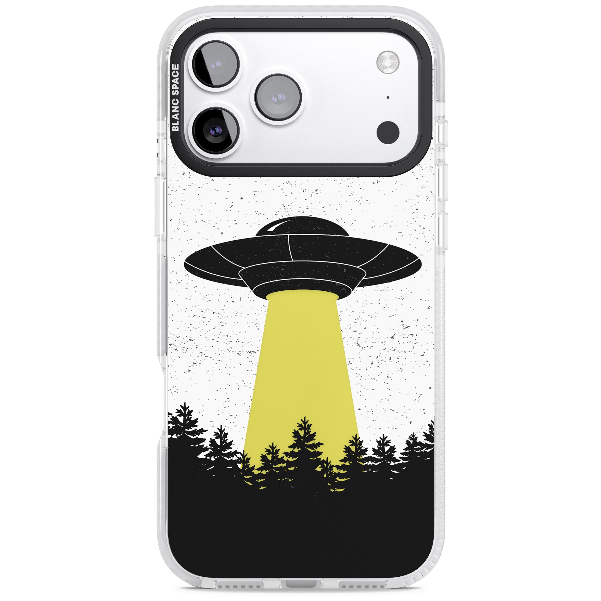 Alien Abduction iPhone 17 Pro Max Impact Clear Phone Case