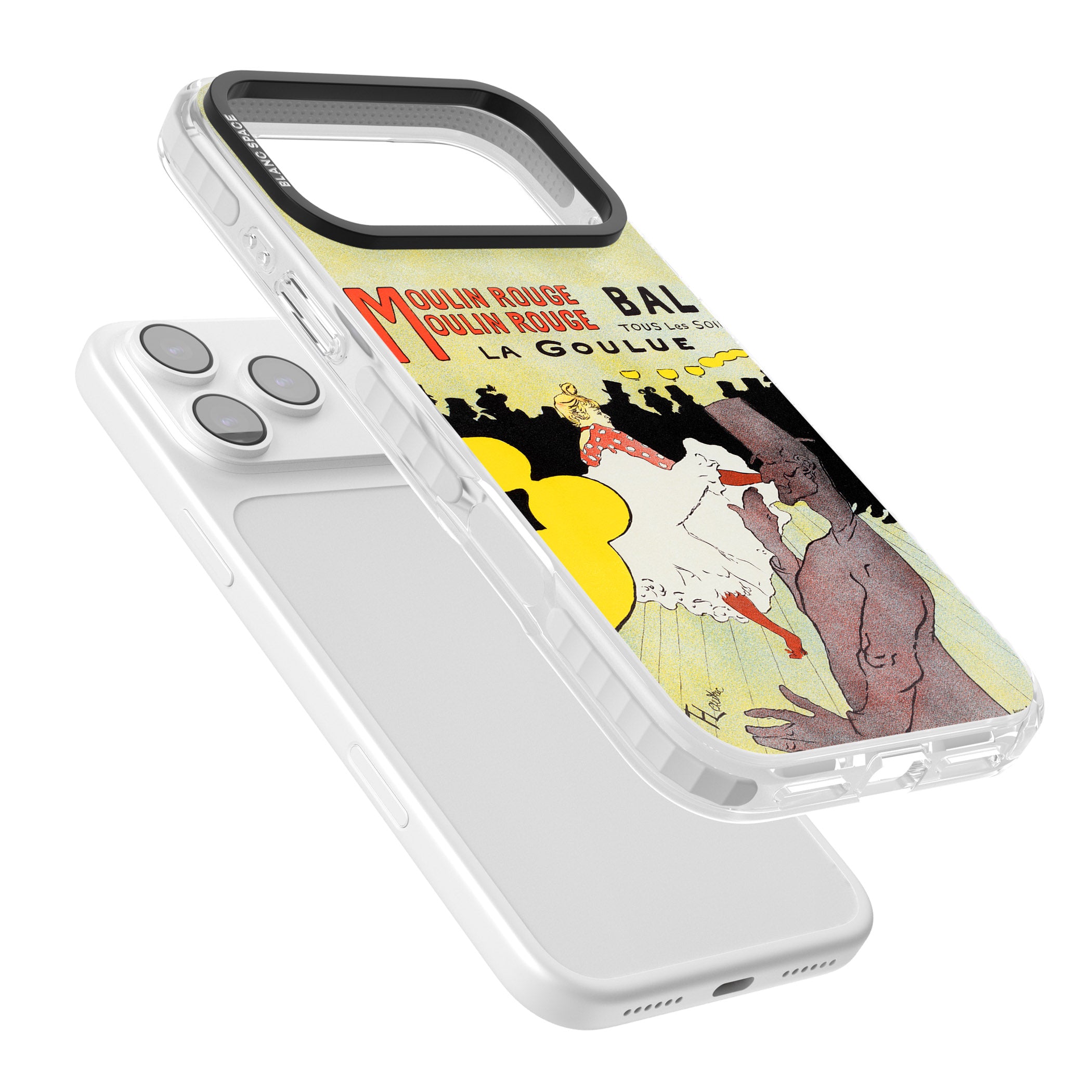 Moulin Rouge Poster iPhone 17 Pro Max Impact Clear Phone Case Colours