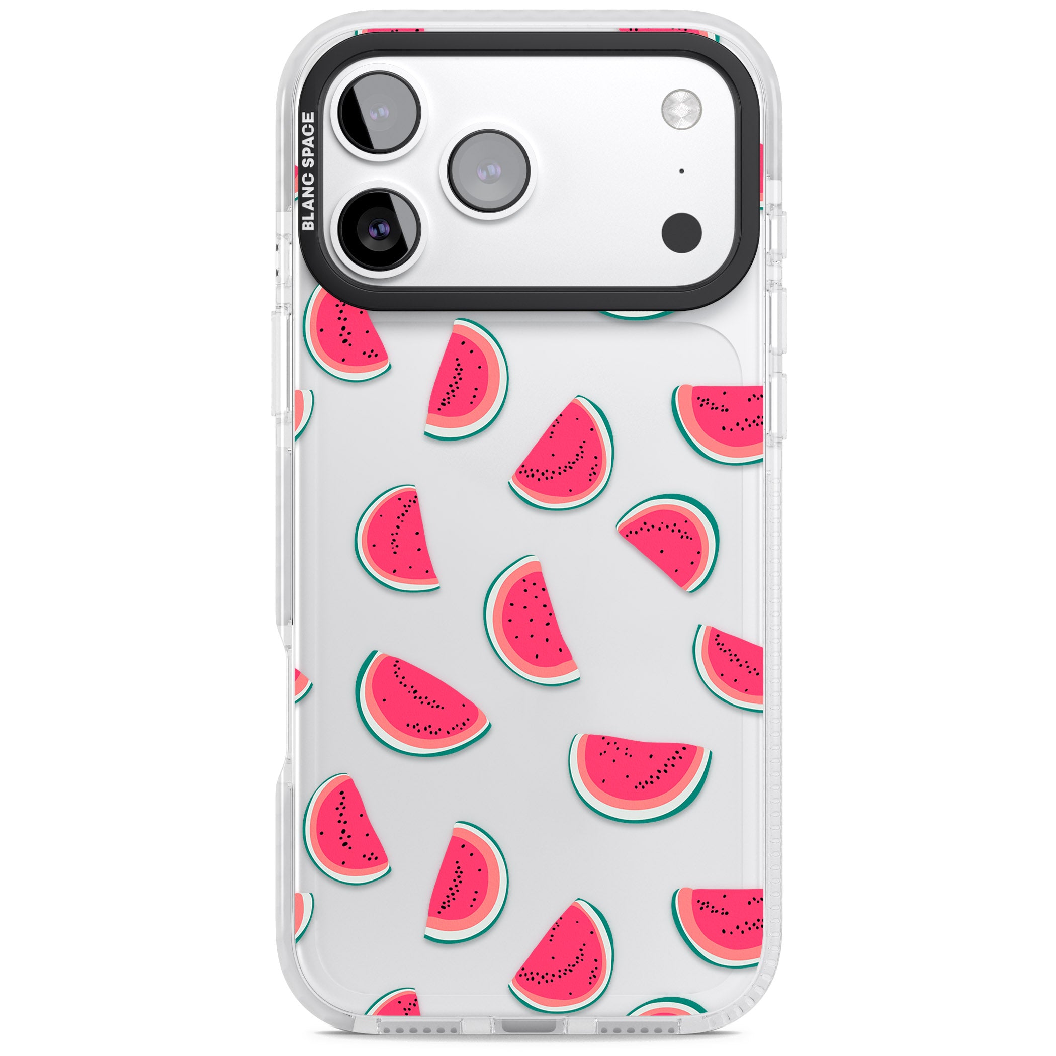 Watermelon Slices iPhone 17 Pro Max Impact Clear Phone Case