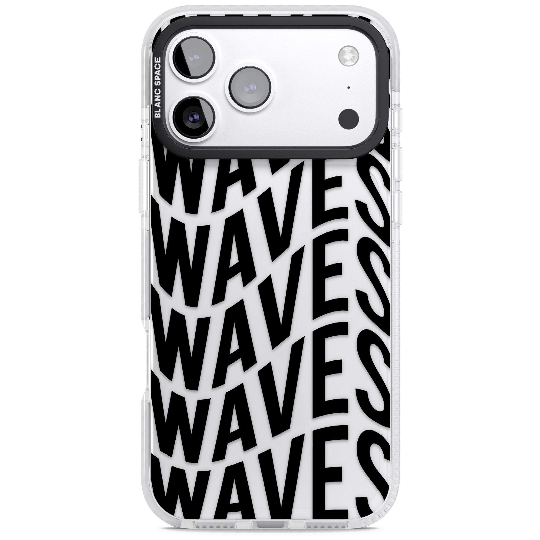 Waves iPhone 17 Pro Max Impact Clear Phone Case