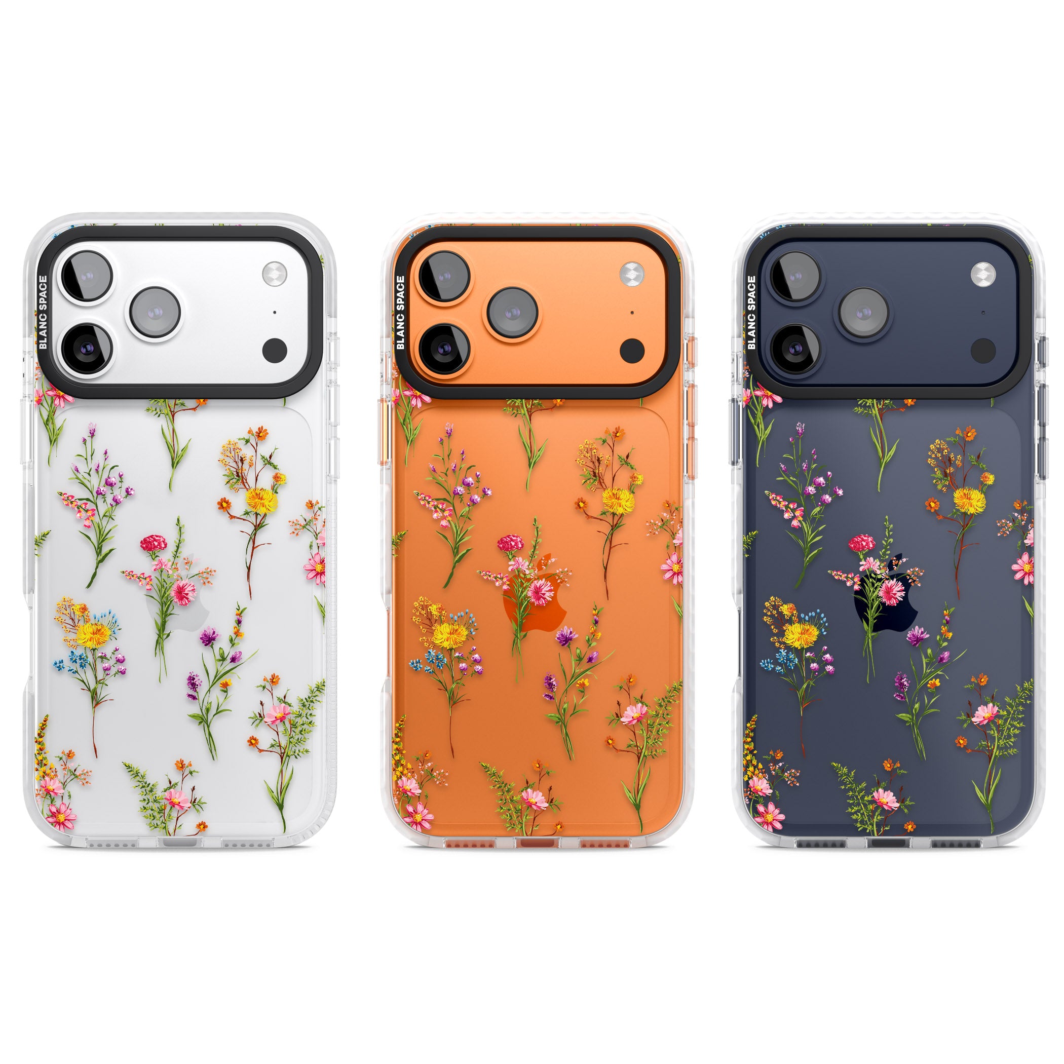 Picked Wildflowers iPhone 17 Pro Impact Clear Phone Case APT Impact Protection