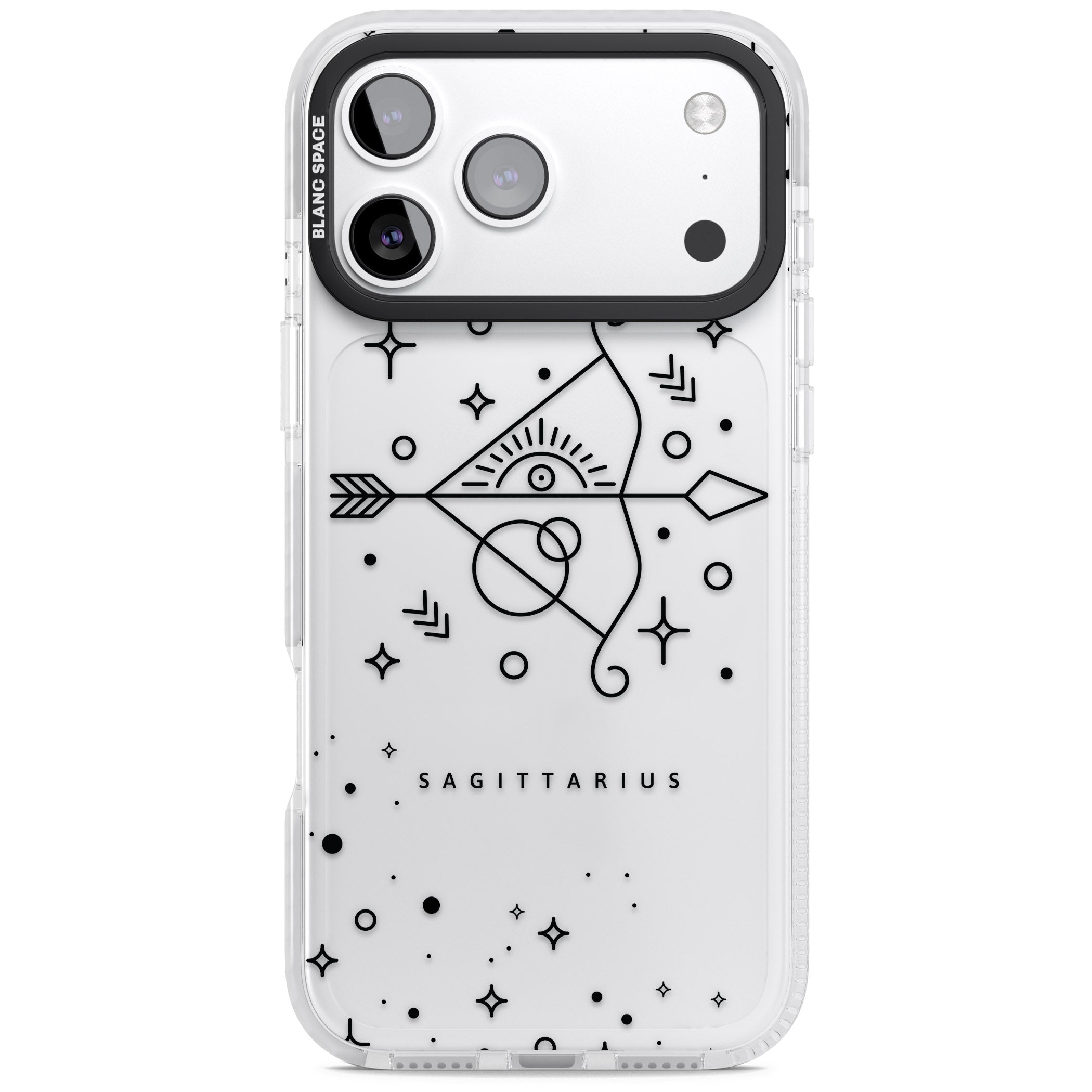 Sagittarius Arcane iPhone 17 Pro Max Impact Clear Phone Case