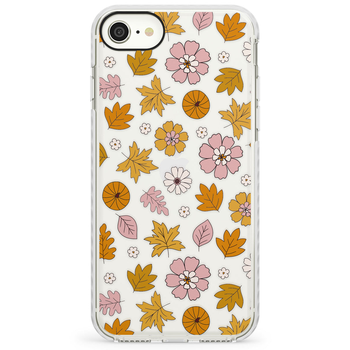 Autumn Leaves and FlowersImpact Phone Case for iPhone SE