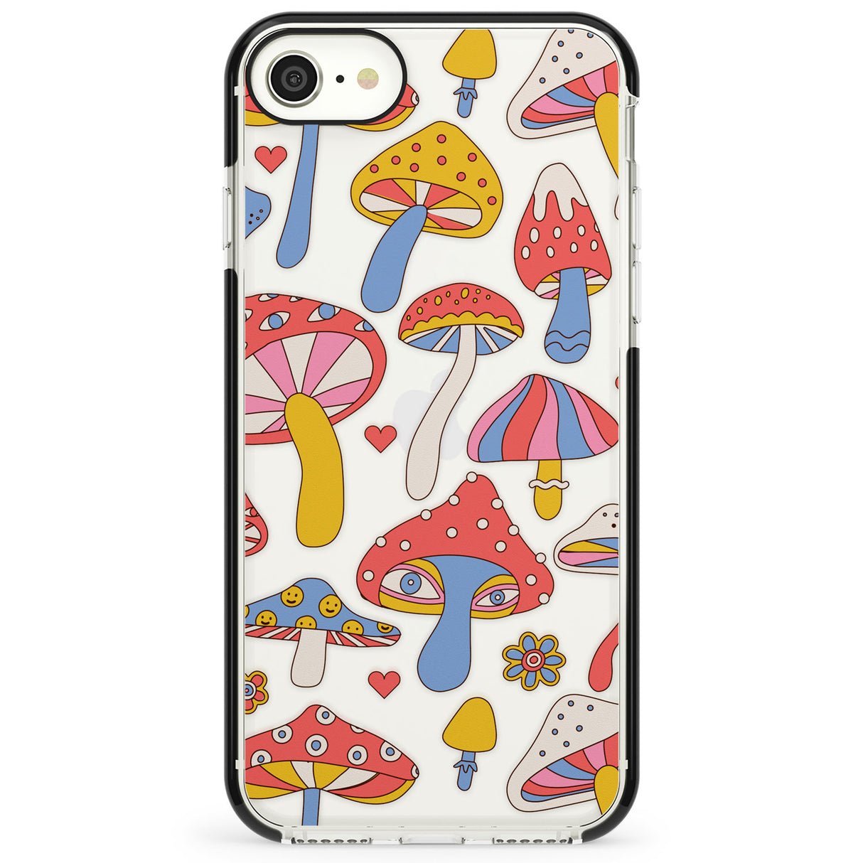 Vibrant Shrooms Impact Phone Case for iPhone SE