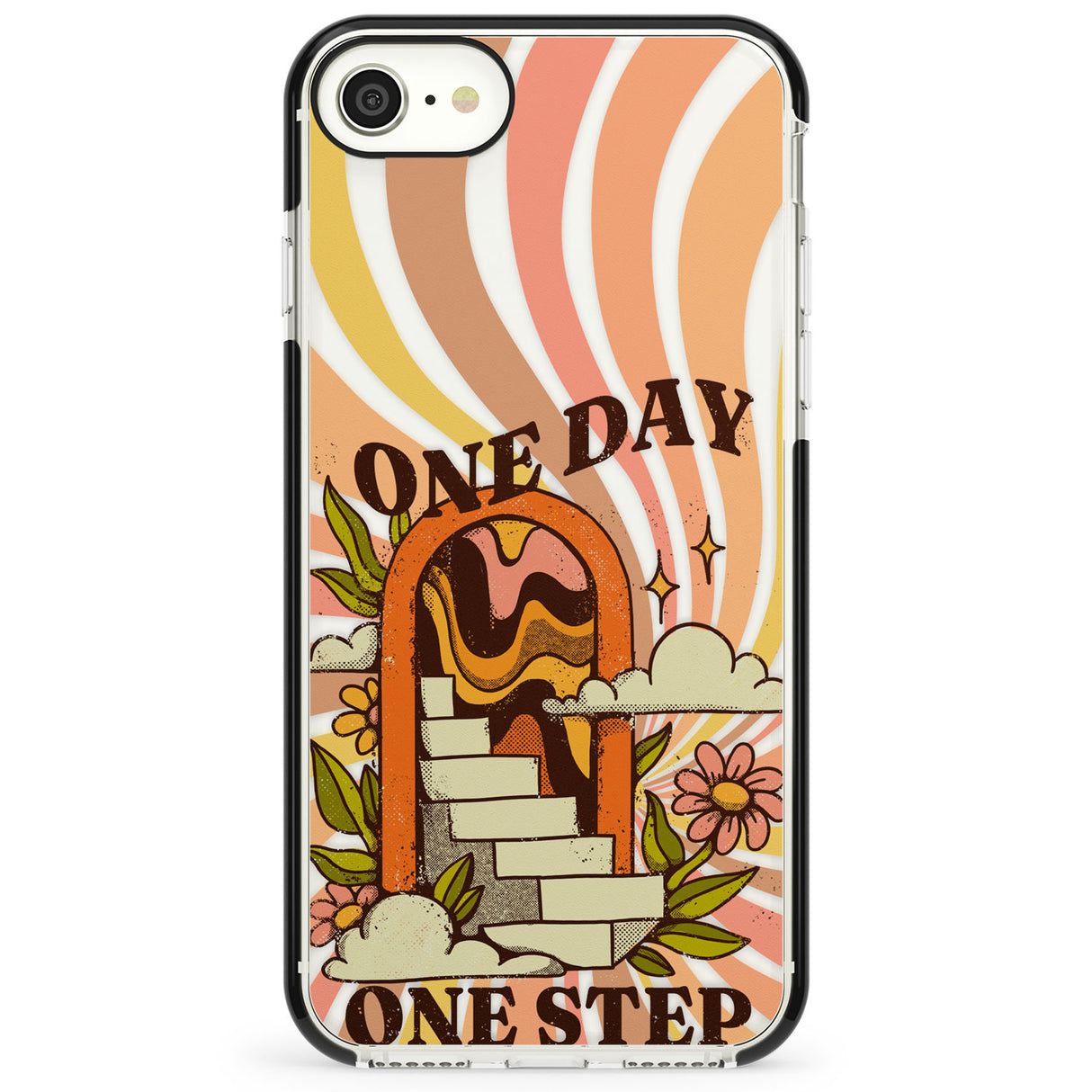 One Day One Step Impact Phone Case for iPhone SE