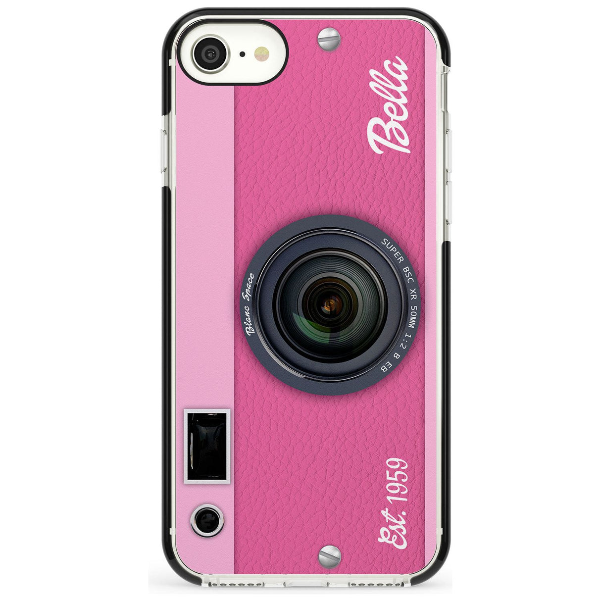 Personalised Pink Dream Camera Phone Case for iPhone SE