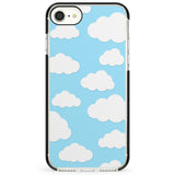 Blue Sky & Clouds Pattern Impact Phone Case for iPhone SE