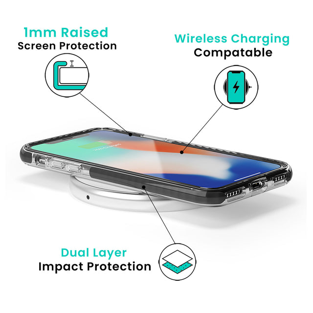 Rainbow Starburst (Purple) Impact Phone Case for iPhone SE