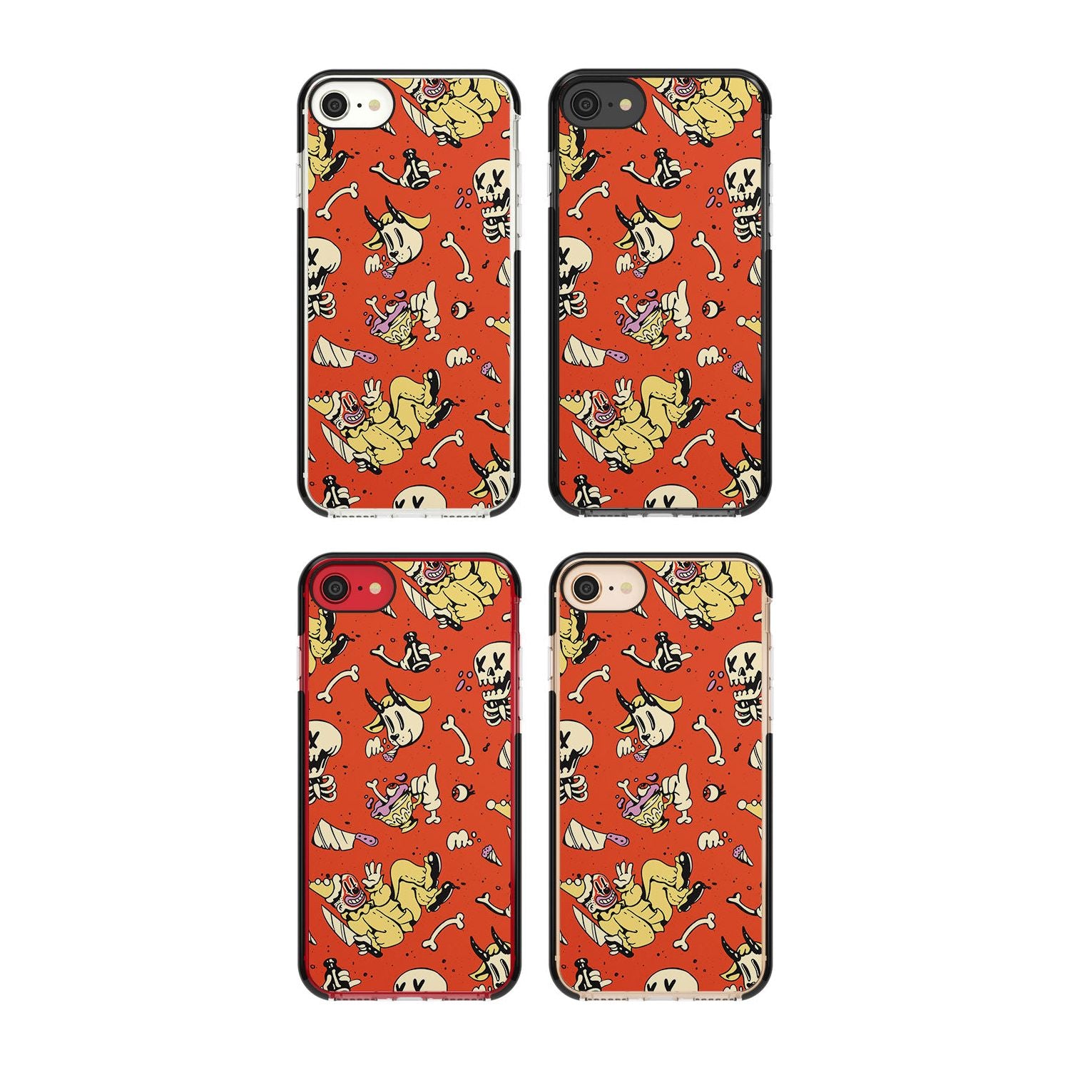 Halloween Mix Pattern Phone Case for iPhone SE