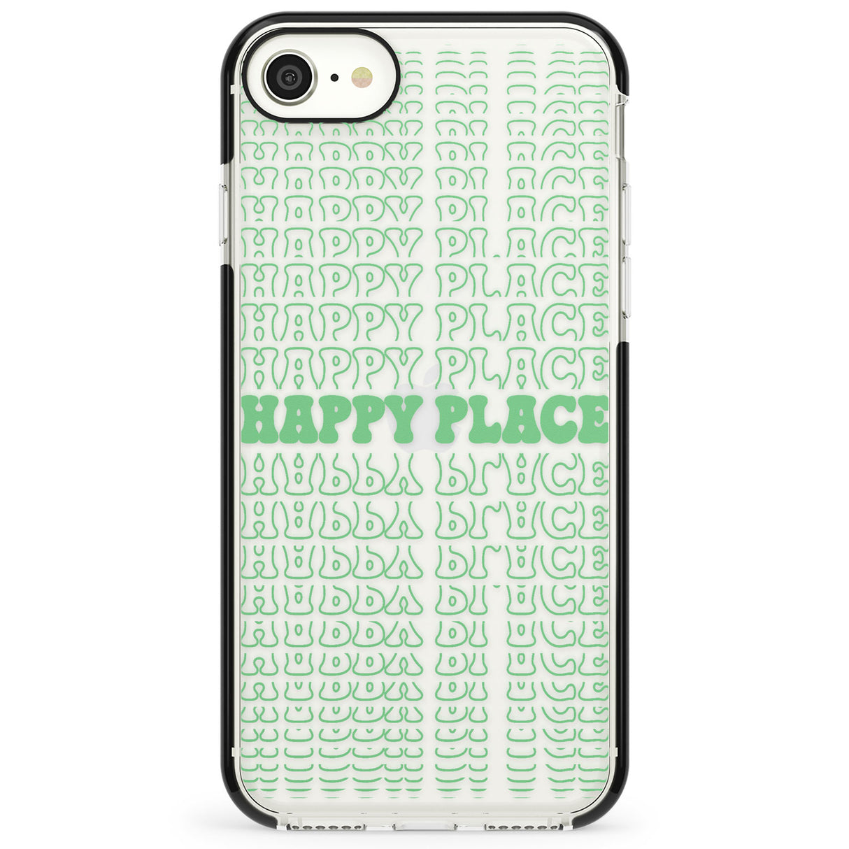 Happy Place (Green) Impact Phone Case for iPhone SE