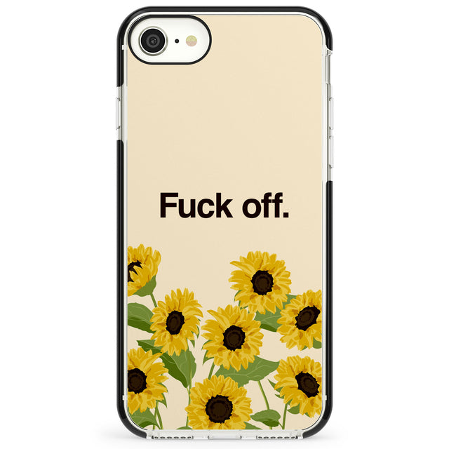 Fuck off Impact Phone Case for iPhone SE