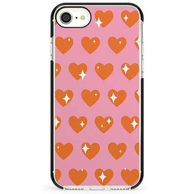 Sweet Hearts (Sunset) Impact Phone Case for iPhone SE