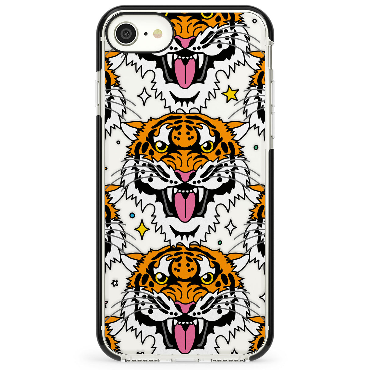 Fierce Jungle Tigers Impact Phone Case for iPhone SE