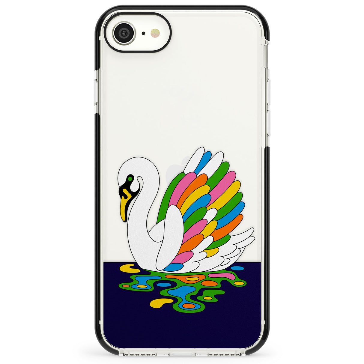 Serene Swan Impact Phone Case for iPhone SE
