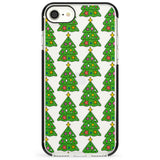 Christmas Tree Pattern (Clear) Impact Phone Case for iPhone SE