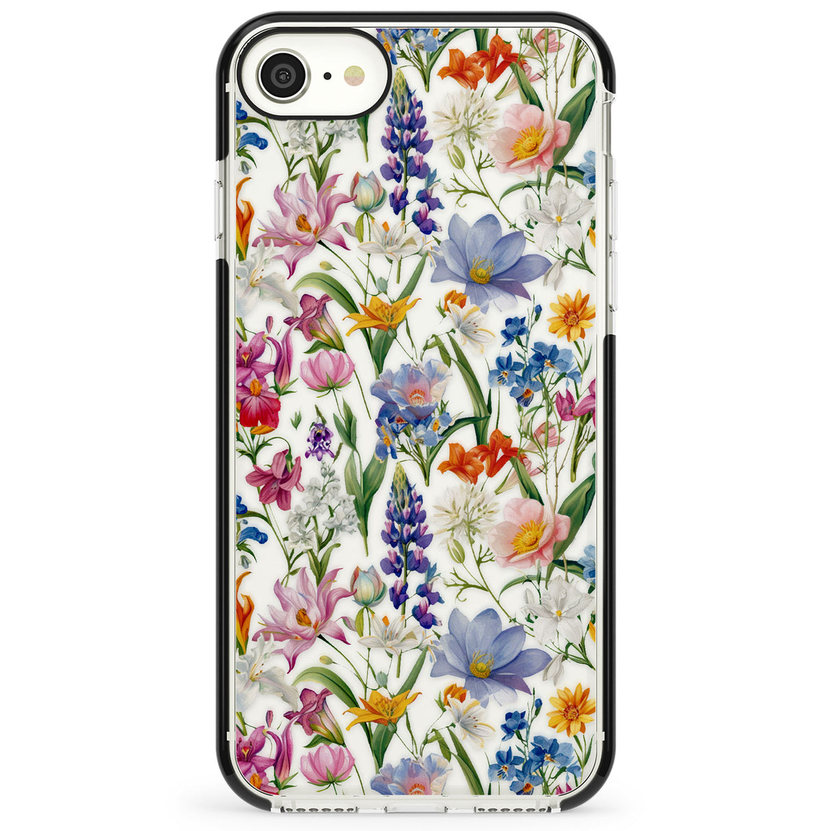 Vintage Wildflowers Impact Phone Case for iPhone SE