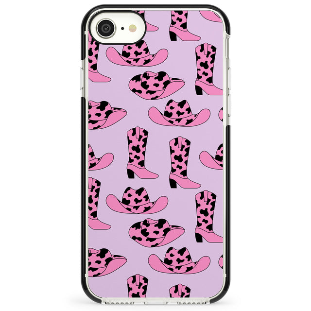 Cow-Girl Pattern Impact Phone Case for iPhone SE