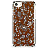 Brown Bandana Impact Phone Case for iPhone SE