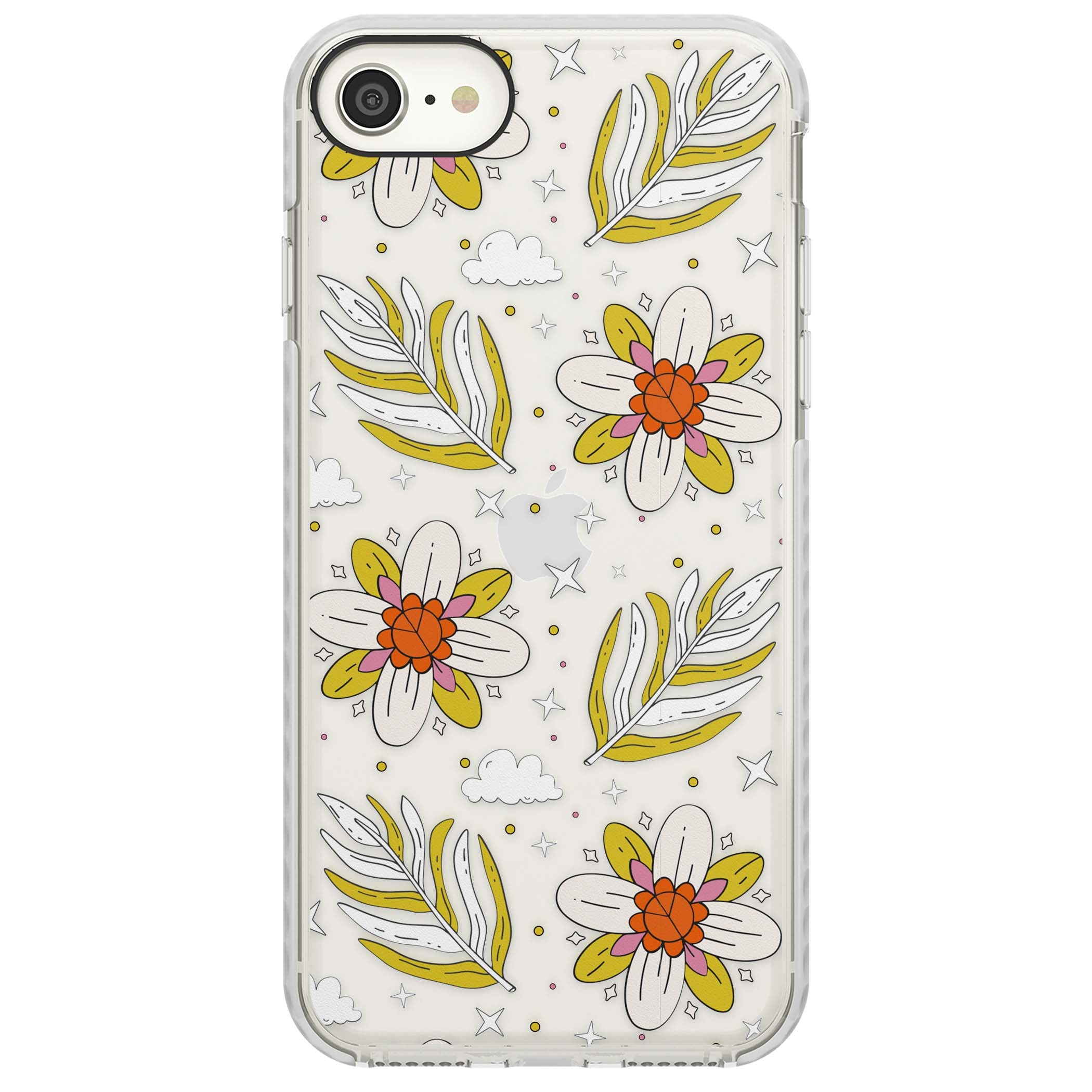 Elevate Your Phone'S Style With This Boho Celestial Sun & Eye Phone Case, Featuring A Mystical Blend Of Suns, All-Seeing Eyes, Butterflies, Stars, And