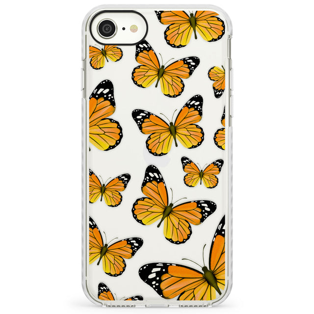 Sun-Yellow ButterfliesImpact Phone Case for iPhone SE